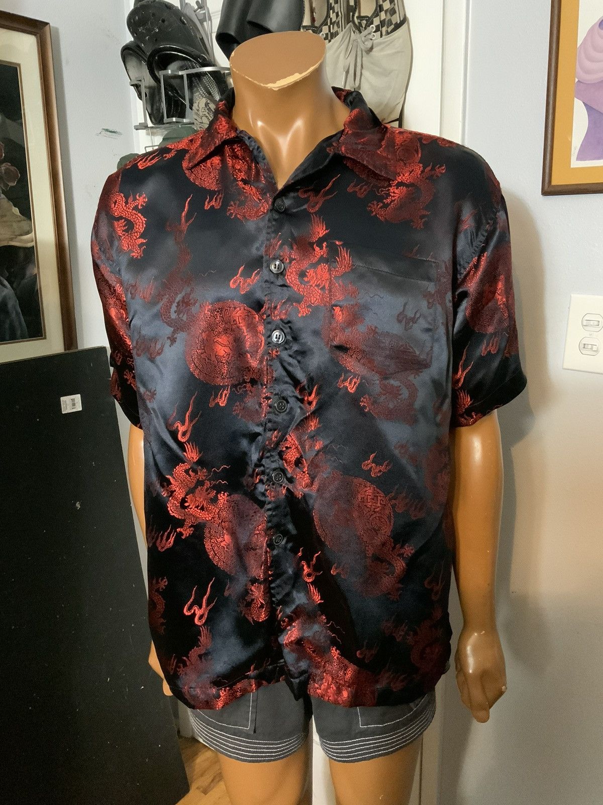 Vintage Y2K Street Culture Dragons Squirrel Oriental Asian Shirt Size US L / EU 52-54 / 3 - 9 Thumbnail