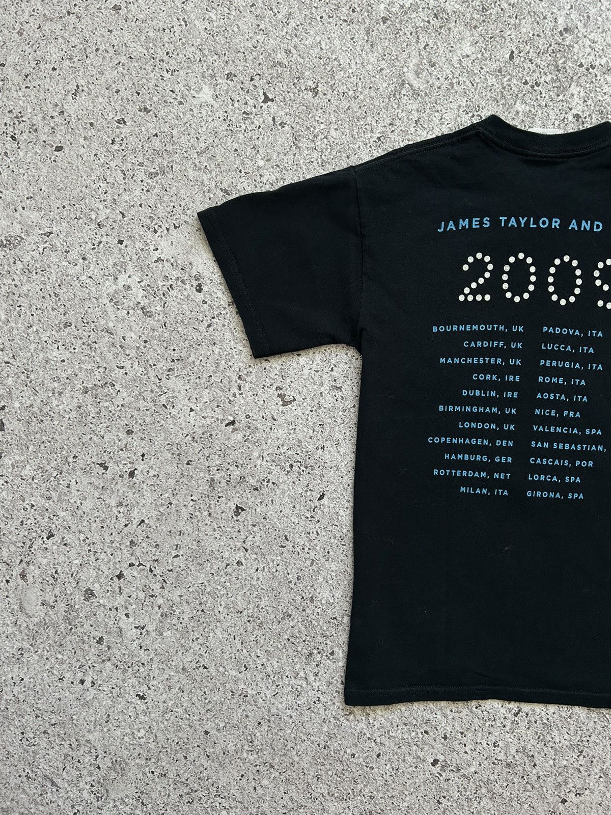 Band Tees Vintage James Taylor And Band Tour Rock Band Tour 2009 Tee Size US S / EU 44-46 / 1 - 7 Thumbnail