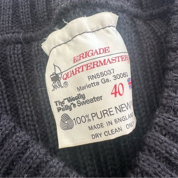 Vintage Vintage Military 100% Wool Brigade Quartermaster Men's Black Size US S / EU 44-46 / 1 - 6 Thumbnail