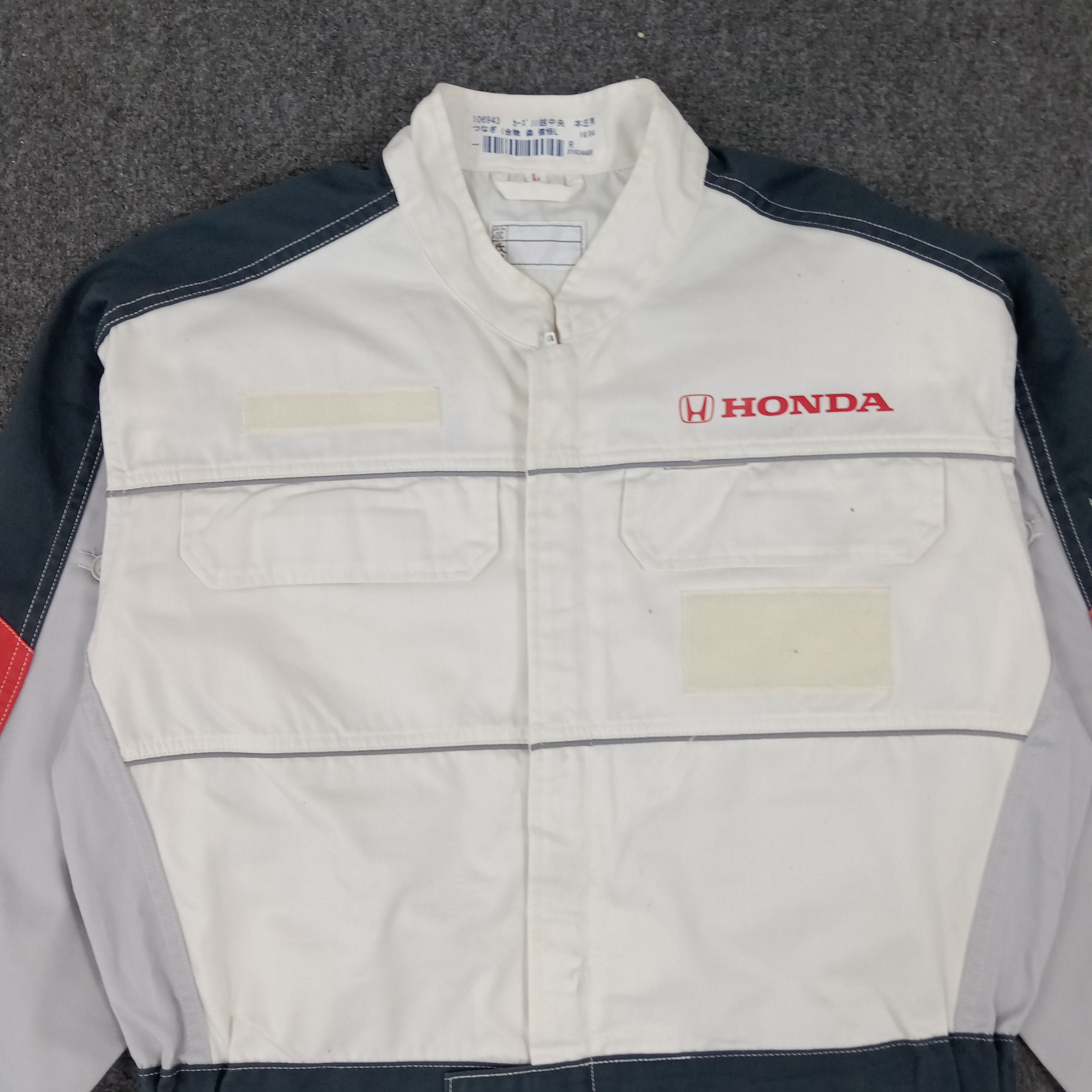 Honda × Vintage Honda Racing Team Japanese Worker Coverall Jacket Size US M / EU 48-50 / 2 - 6 Thumbnail
