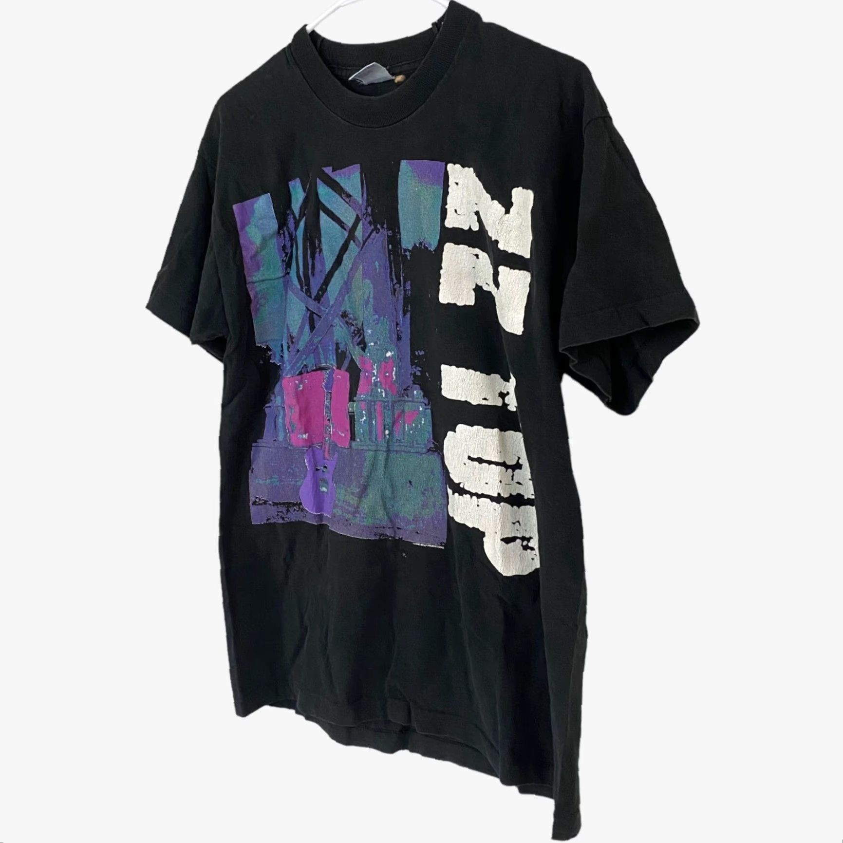 Vintage VINTAGE ZZ Top Antenna World Tour Black Graphic T Shirt Mens Large L United States 1994 Tour Graphic Print Shirt Size US L / EU 52-54 / 3 - 2 Thumbnail
