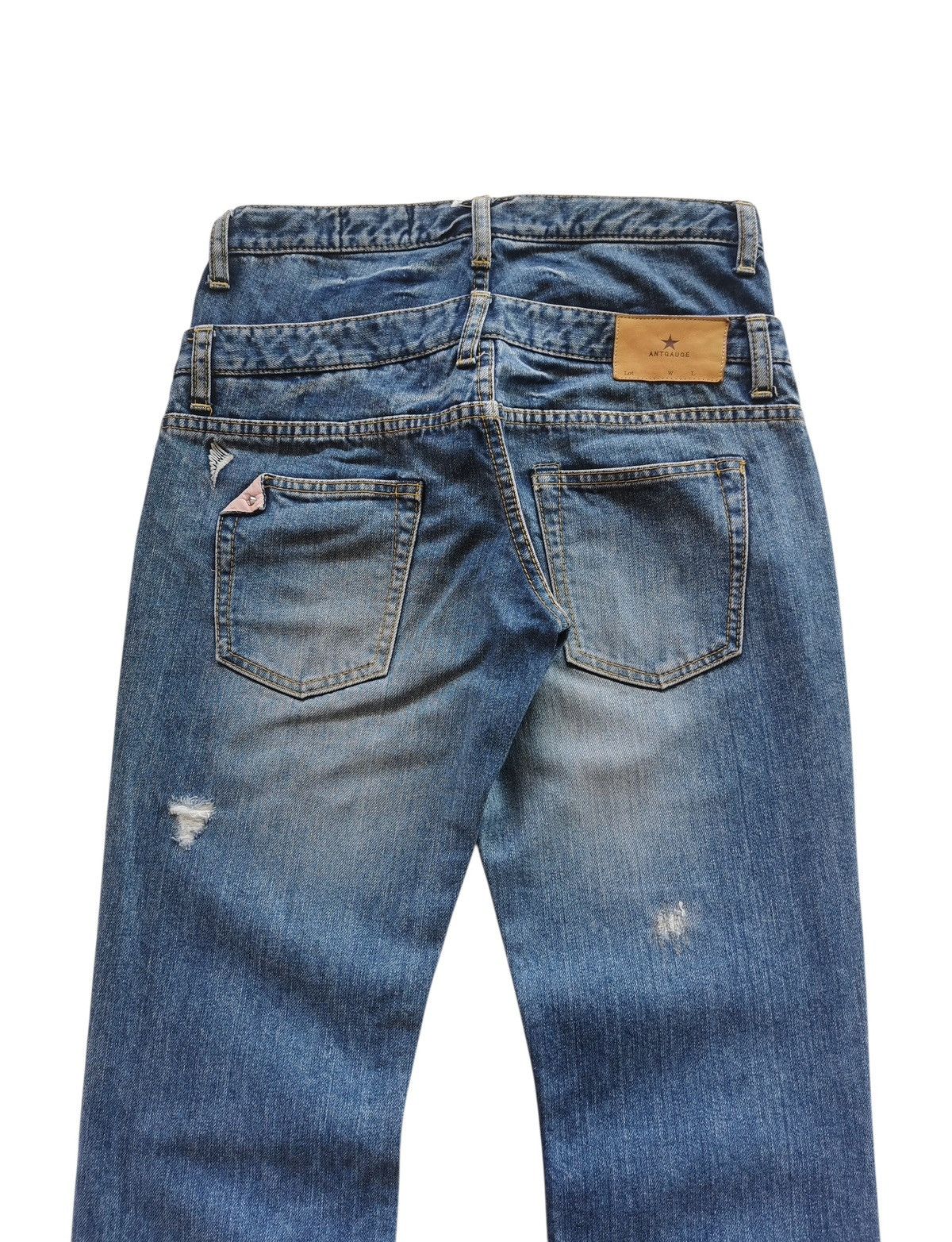 Japanese Brand Antgauge Double Waisted Distressed Jeans Style Kapital Size US 28 / EU 44 - 4 Thumbnail