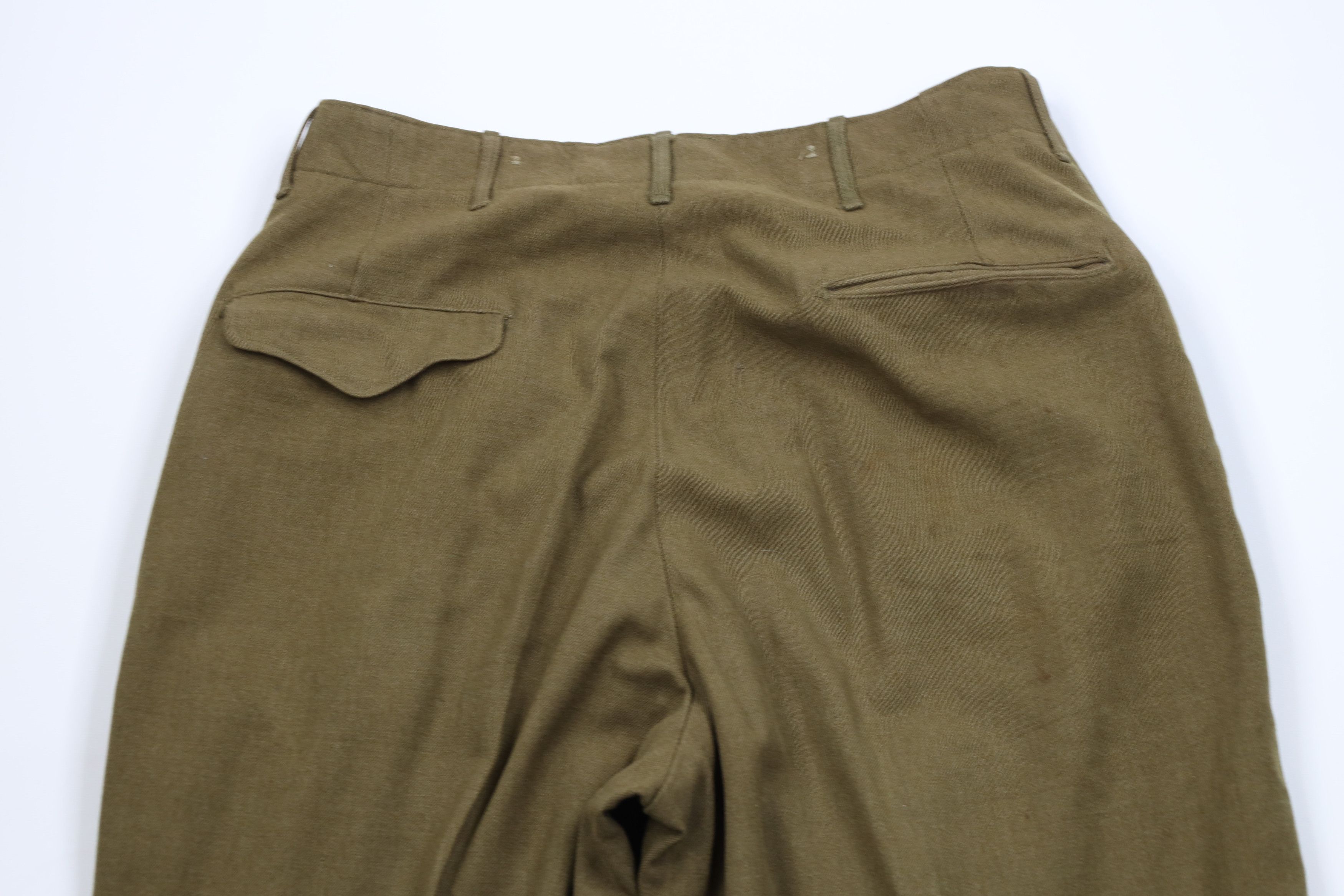 Vintage Vintage 40s 50s Korean World War II Wool Trousers Pants USA Size US 33 - 13 Thumbnail