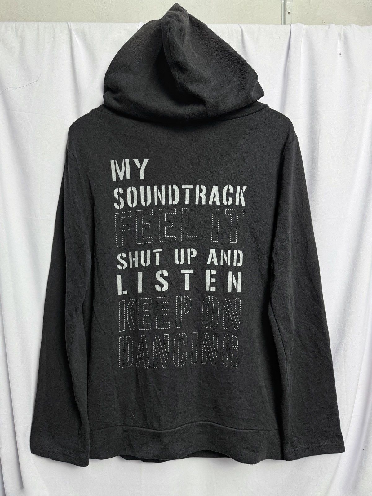 If Six Was Nine × Japanese Brand × Le Grande Bleu (L.G.B.) Japanese Hoodie Poem Music Just Faded Size US M / EU 48-50 / 2 - 2 Thumbnail