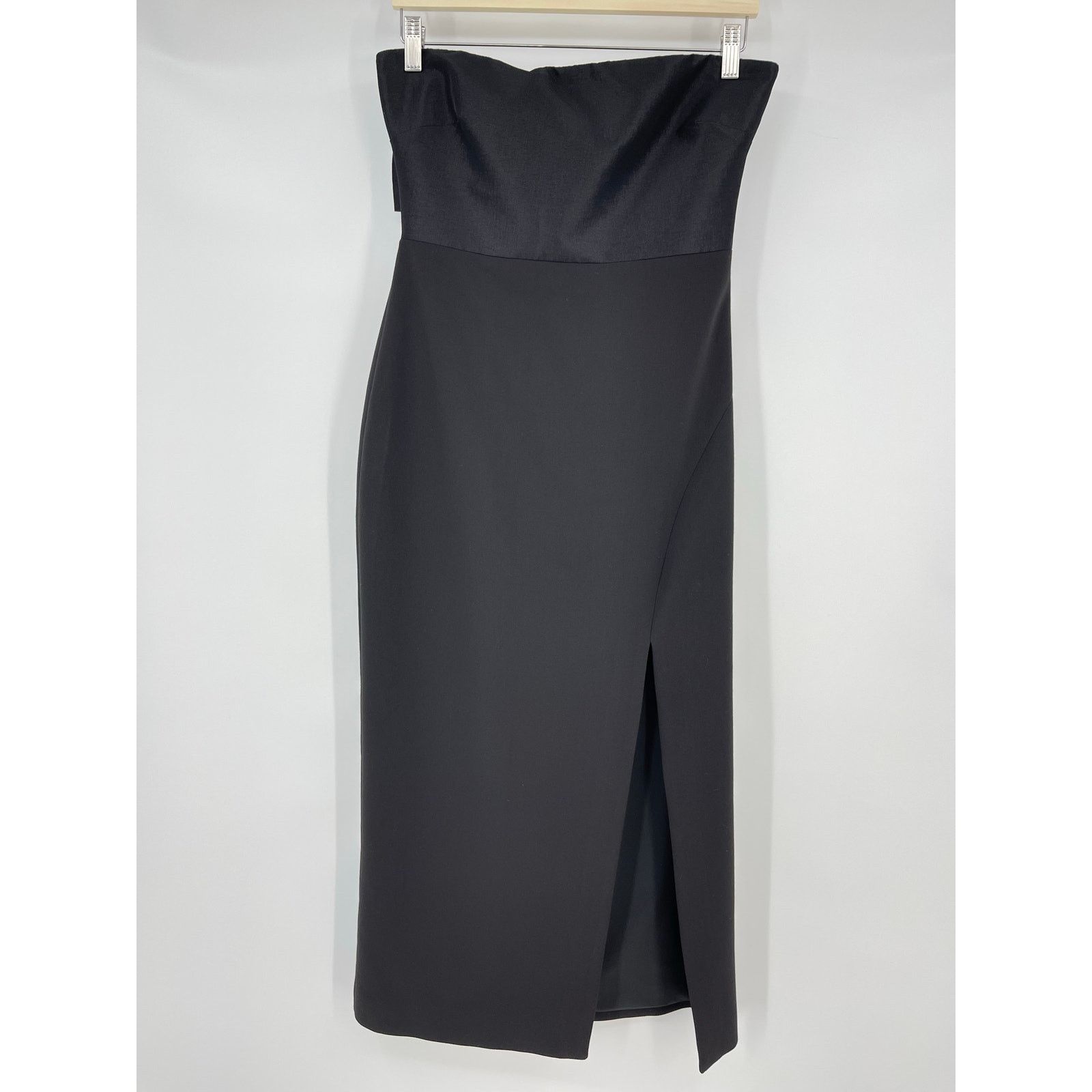 LIKELY LIKELY | Valerie Dress in Black Bow Strapless Midi Sheath 4 Size S / US 4 / IT 40 - 3 Thumbnail