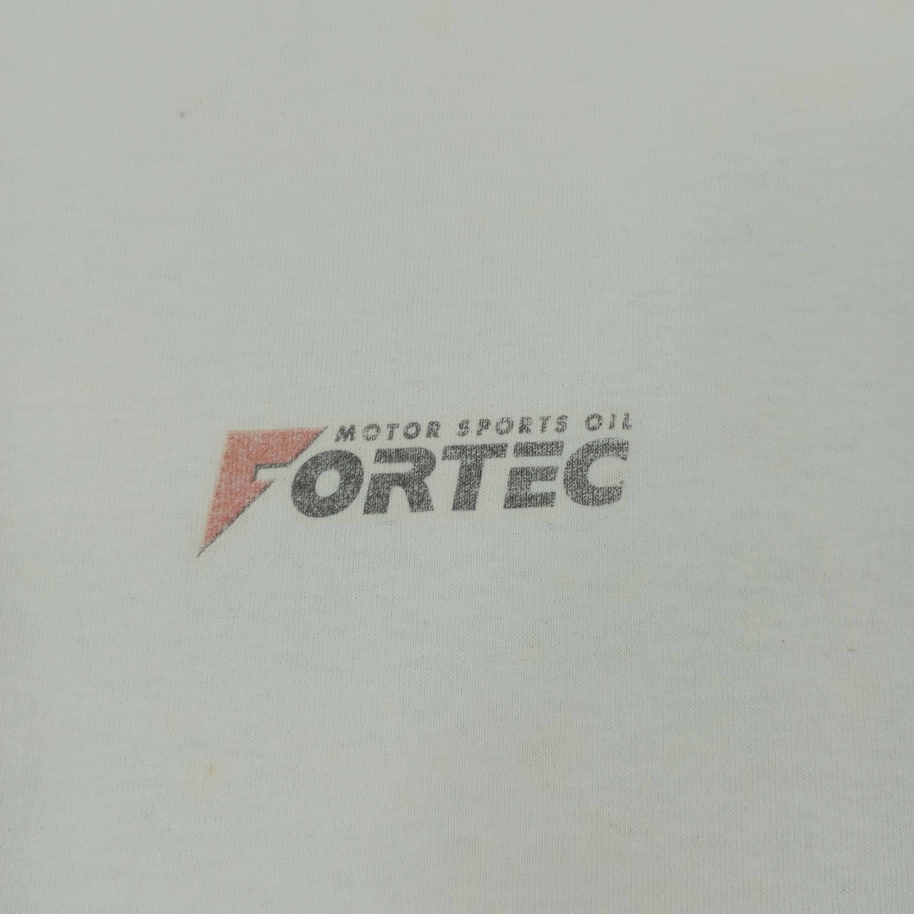 Vintage Fortec Motor Sports Oil Tshirt Size US L / EU 52-54 / 3 - 4 Thumbnail