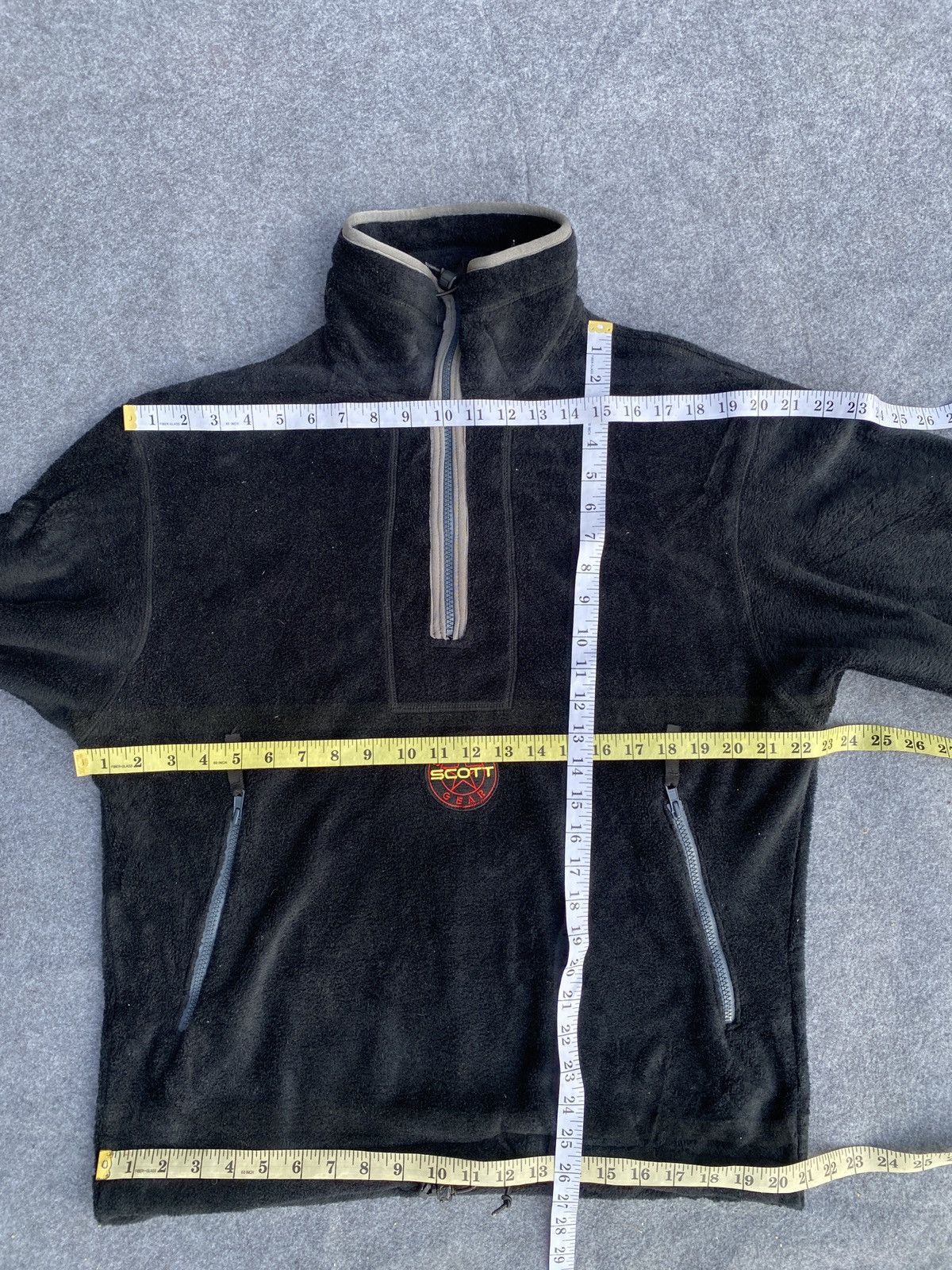 Goldwin × Schott Vintage schott half zipper fleece Size US M / EU 48-50 / 2 - 7 Thumbnail
