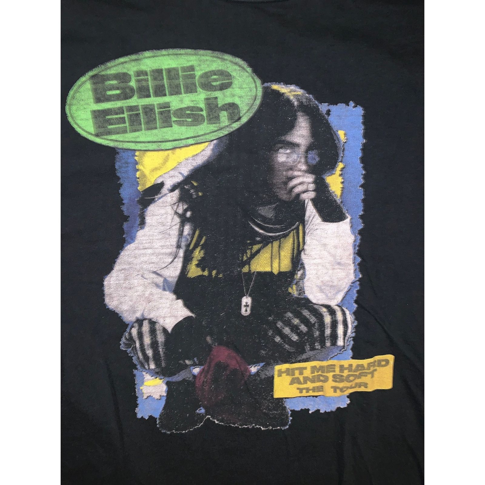 Billie Eilish Hit Me Hard And Soft Tour Tee XL 2024 Black