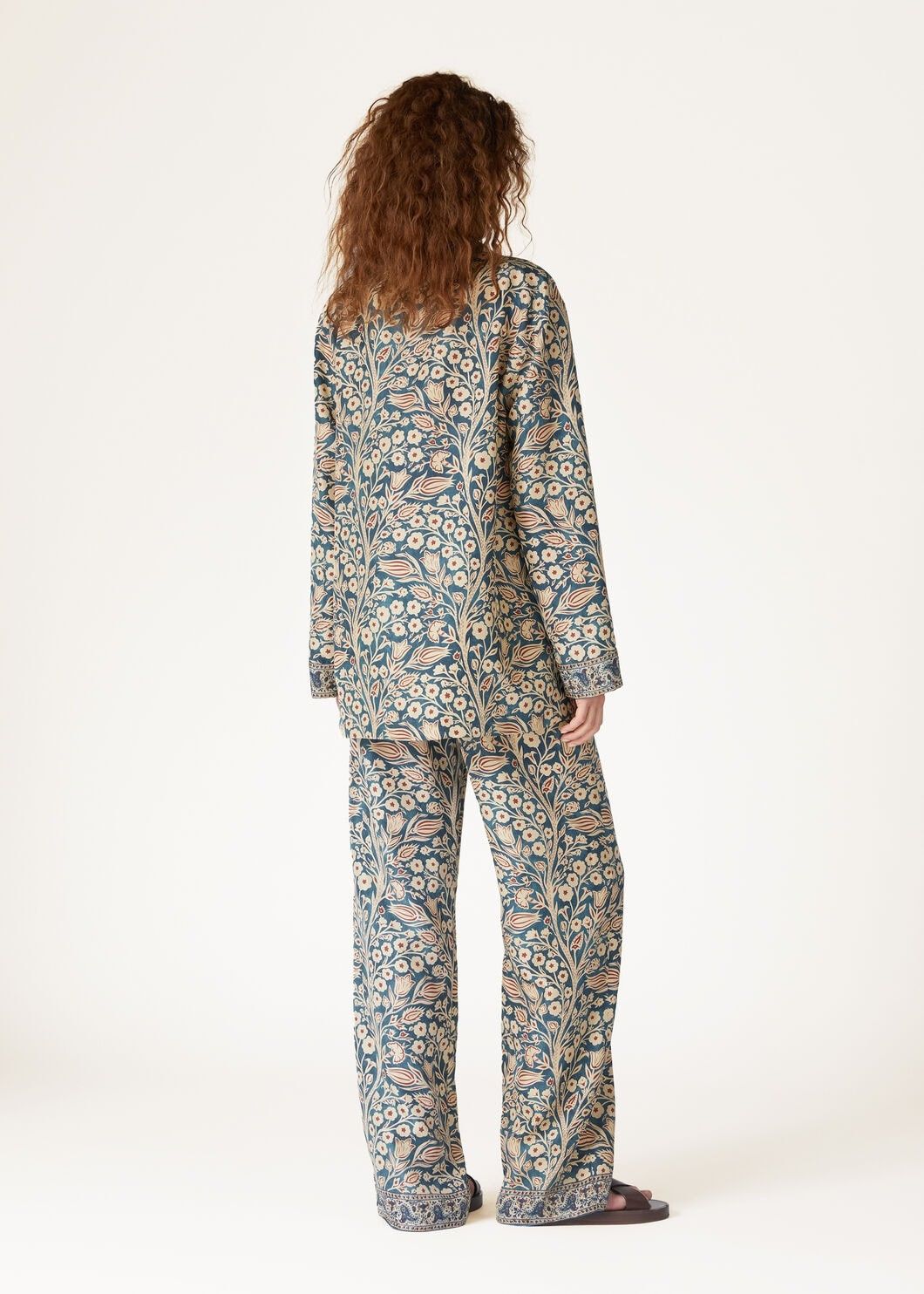 Loro Piana o1srvl11e0725 FAN8162 Jameela Silk Shirt in Multicolor Size S / US 4 / IT 40 - 5 Thumbnail