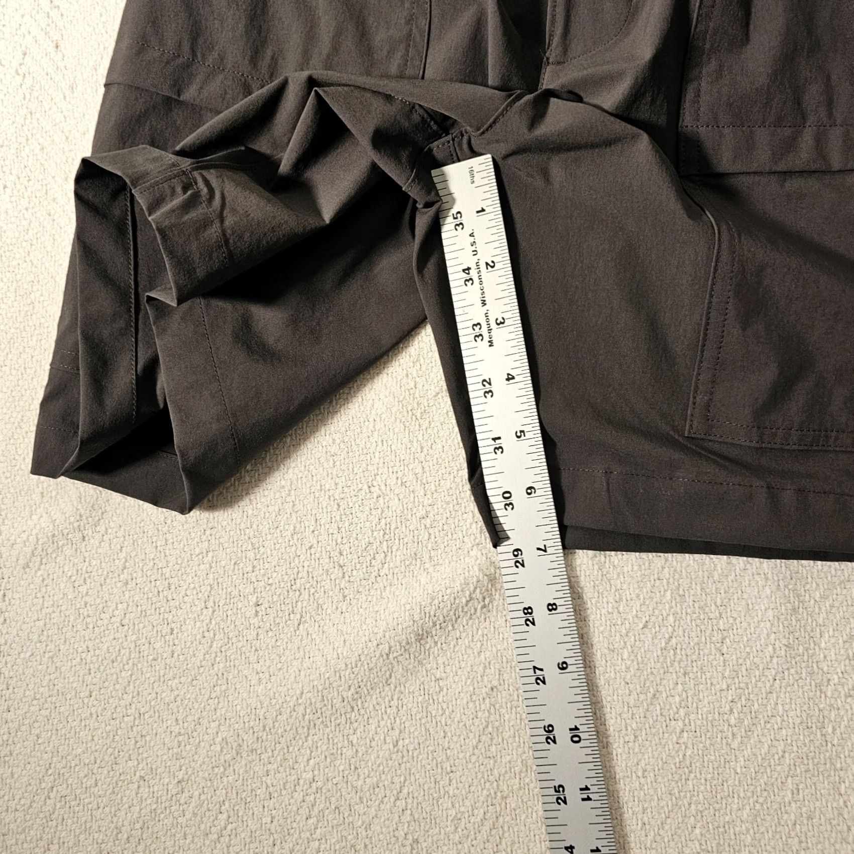 Vintage VINTAGE Sonoma Outdoor Cargo Shorts Mens 29 Gray Nylon Stretch Belted Elastic Waist NEW Size US 29 - 5 Thumbnail