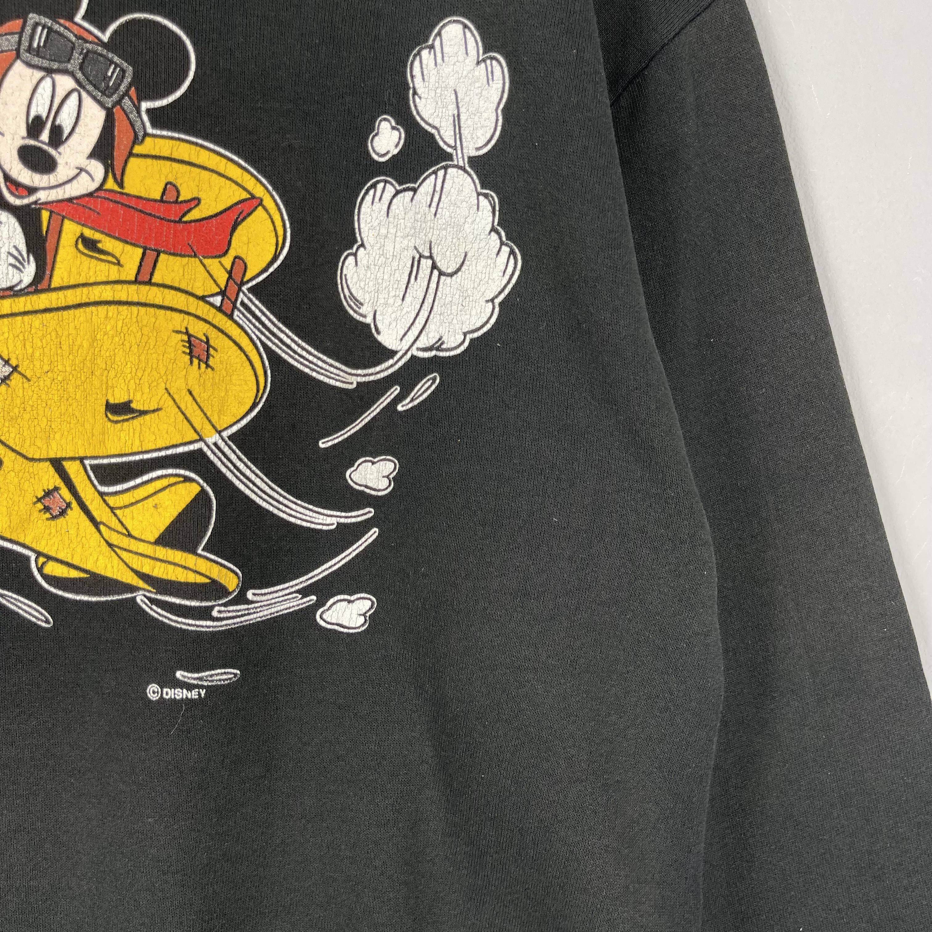Mickey Mouse Vintage 90s Velva Sheen MICKEY MOUSE Cartoon Sweatshirt Size US M / EU 48-50 / 2 - 3 Thumbnail