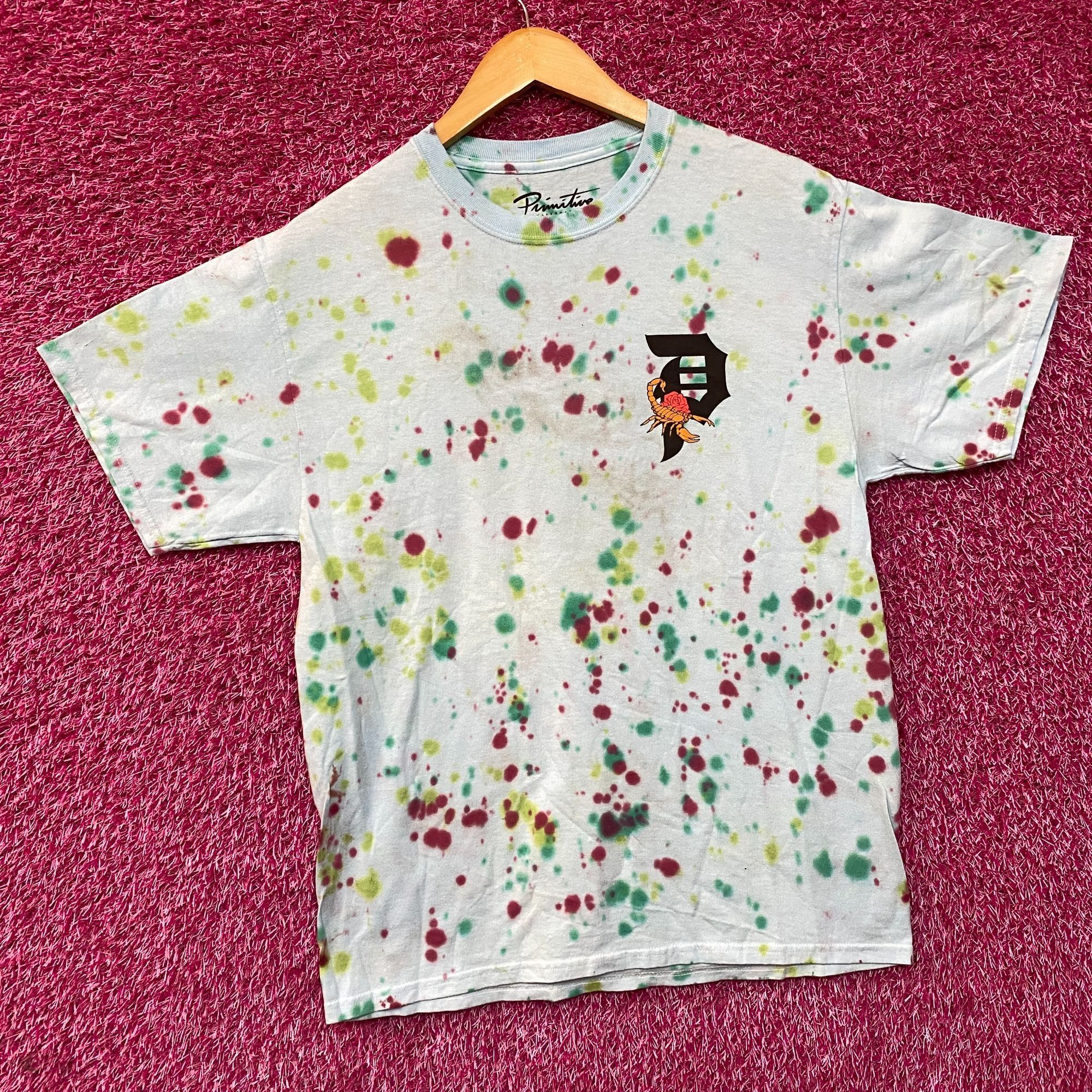 Primitive Primitive Dirty P Scorpion Tie Dye T-Shirt Small Size US S / EU 44-46 / 1 - 3 Thumbnail