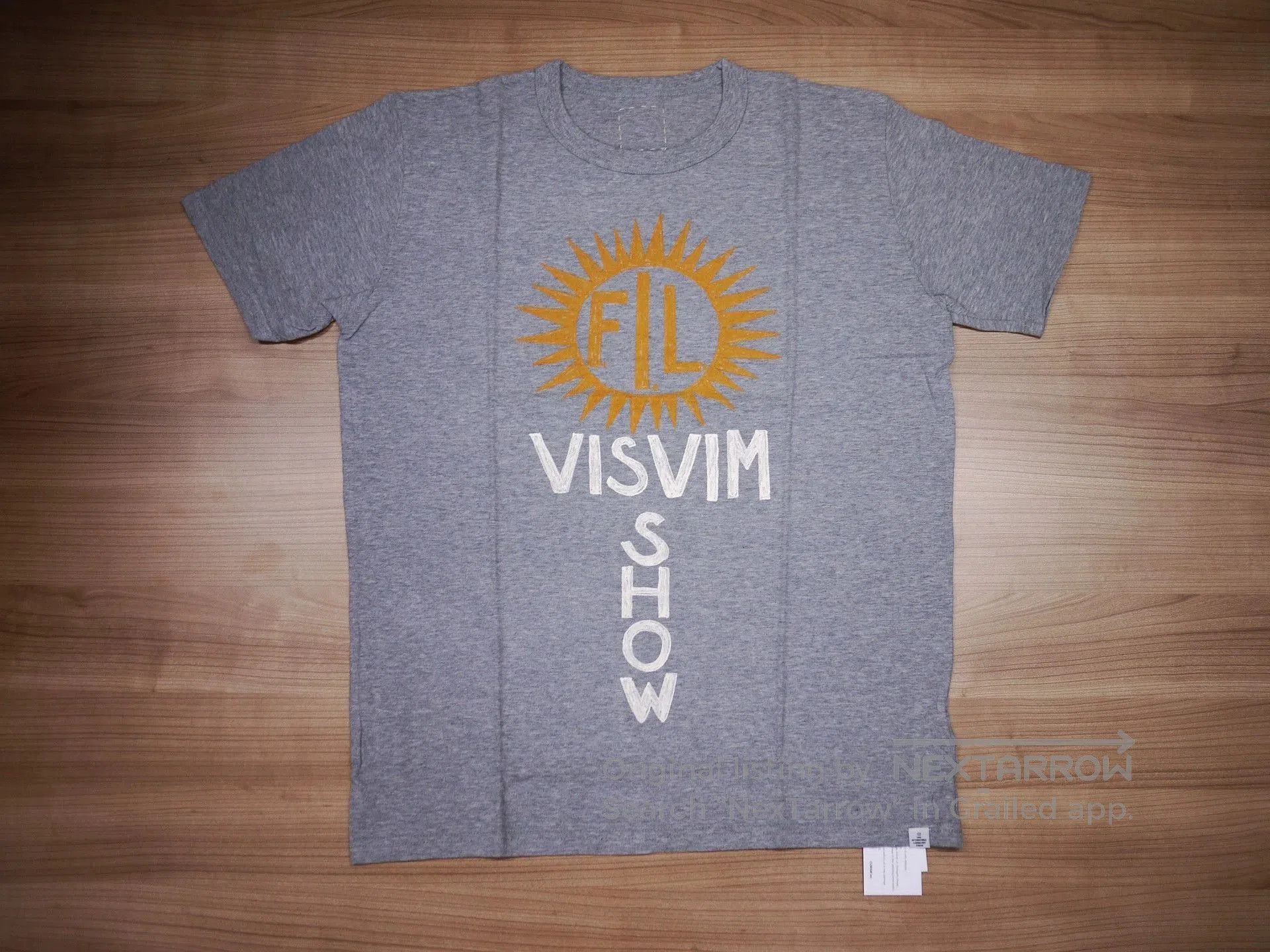 Visvim Black Short Sleeve Sunburst Graphic Tee. Size US S / EU 44-46 / 1 - 6 Thumbnail