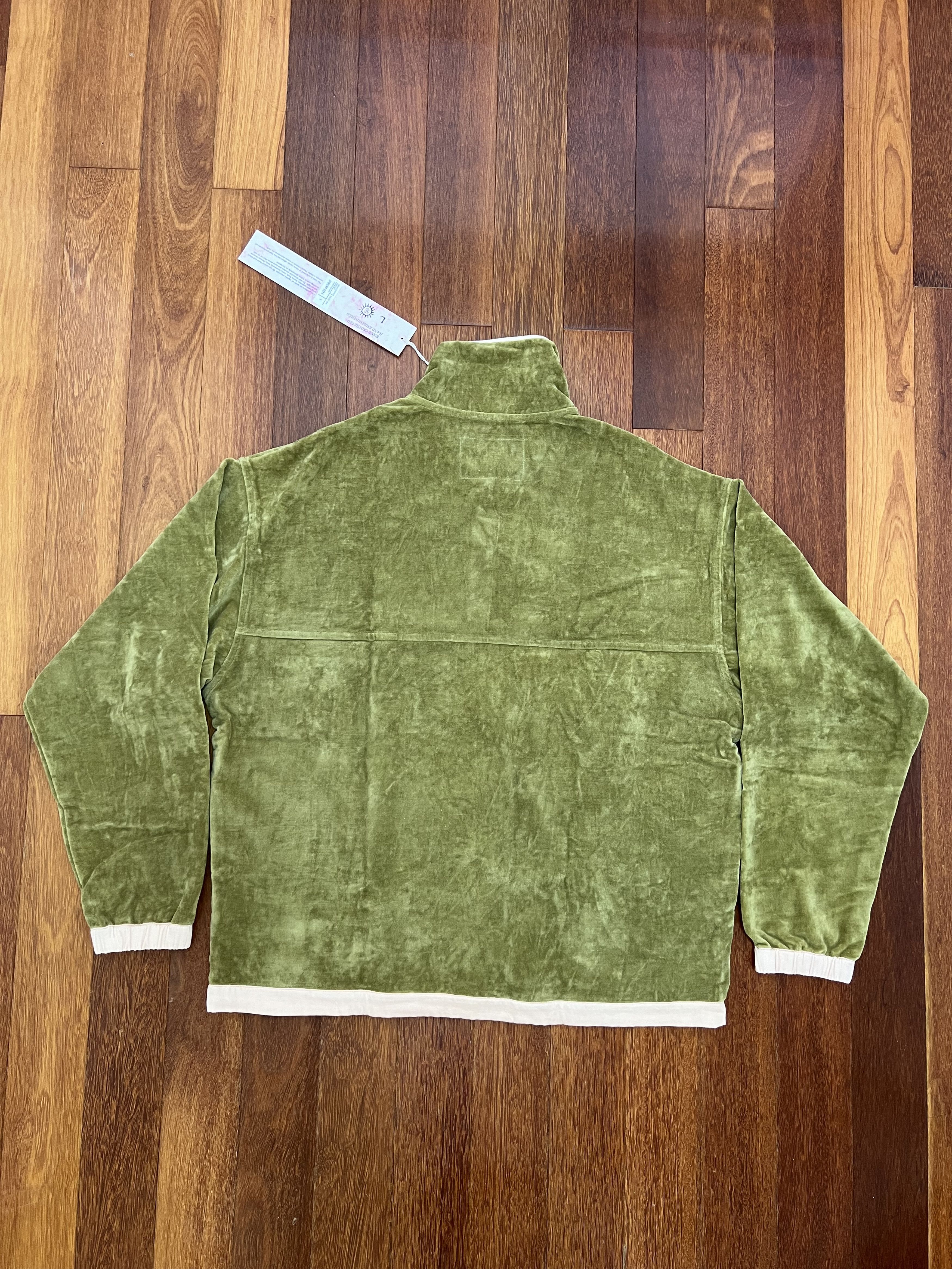 Story Mfg. 💚 Story Mfg Store Exclusive Sage Tea Velvet Polite Pullover Size US L / EU 52-54 / 3 - 4 Thumbnail