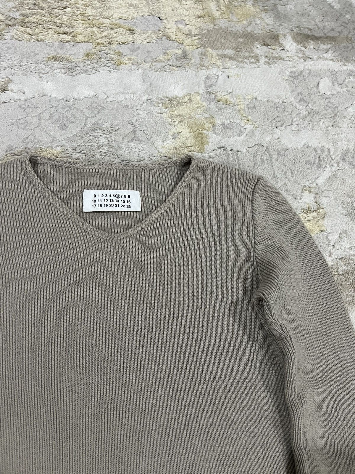 Maison Margiela Vintage 1990s Maison Margiela Ribbed Knitted Stretch Sweater Size M / US 6-8 / IT 42-44 - 2 Thumbnail