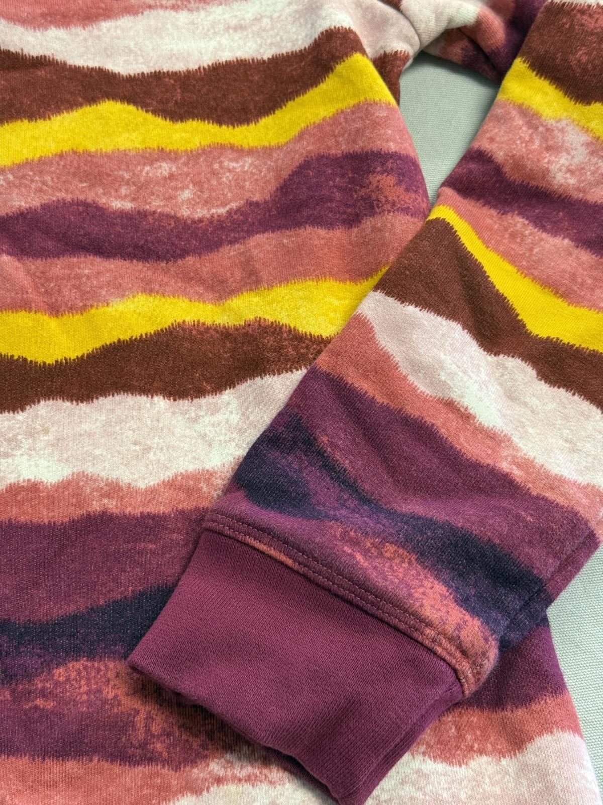 Lands' End Womens Lands Serious Sweats Crewneck Purple / Maroon XS Size XS / US 0-2 / IT 36-38 - 4 Thumbnail