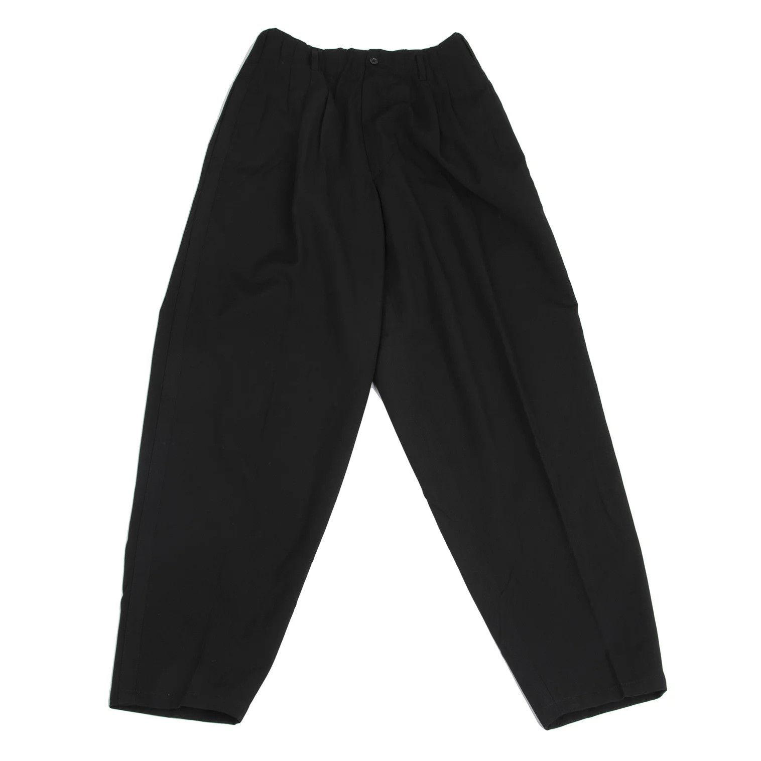 Yohji Yamamoto Yohji Yamamoto Wool Gabardine Tuck Pants Size US 30 / EU 46 - 1 Thumbnail