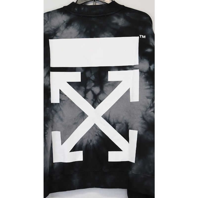 Off-White o1rshd1 Q:2 / Diag Arrow Tie Dye Skate Warm Sweatshirt Size US XL / EU 56 / 4 - 10 Thumbnail