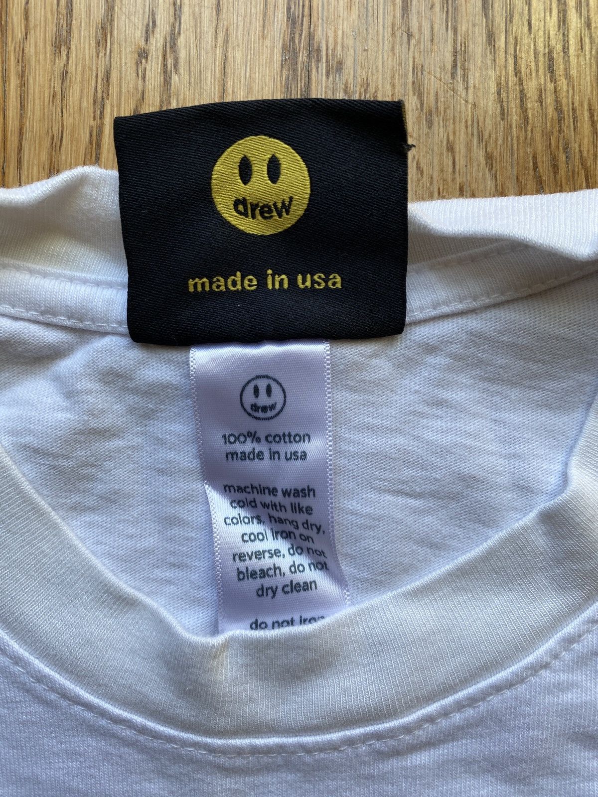 Drew House × Justin Bieber × Vintage Original Drew House Smiley Mascot LS Tee Sz L Size US L / EU 52-54 / 3 - 5 Thumbnail