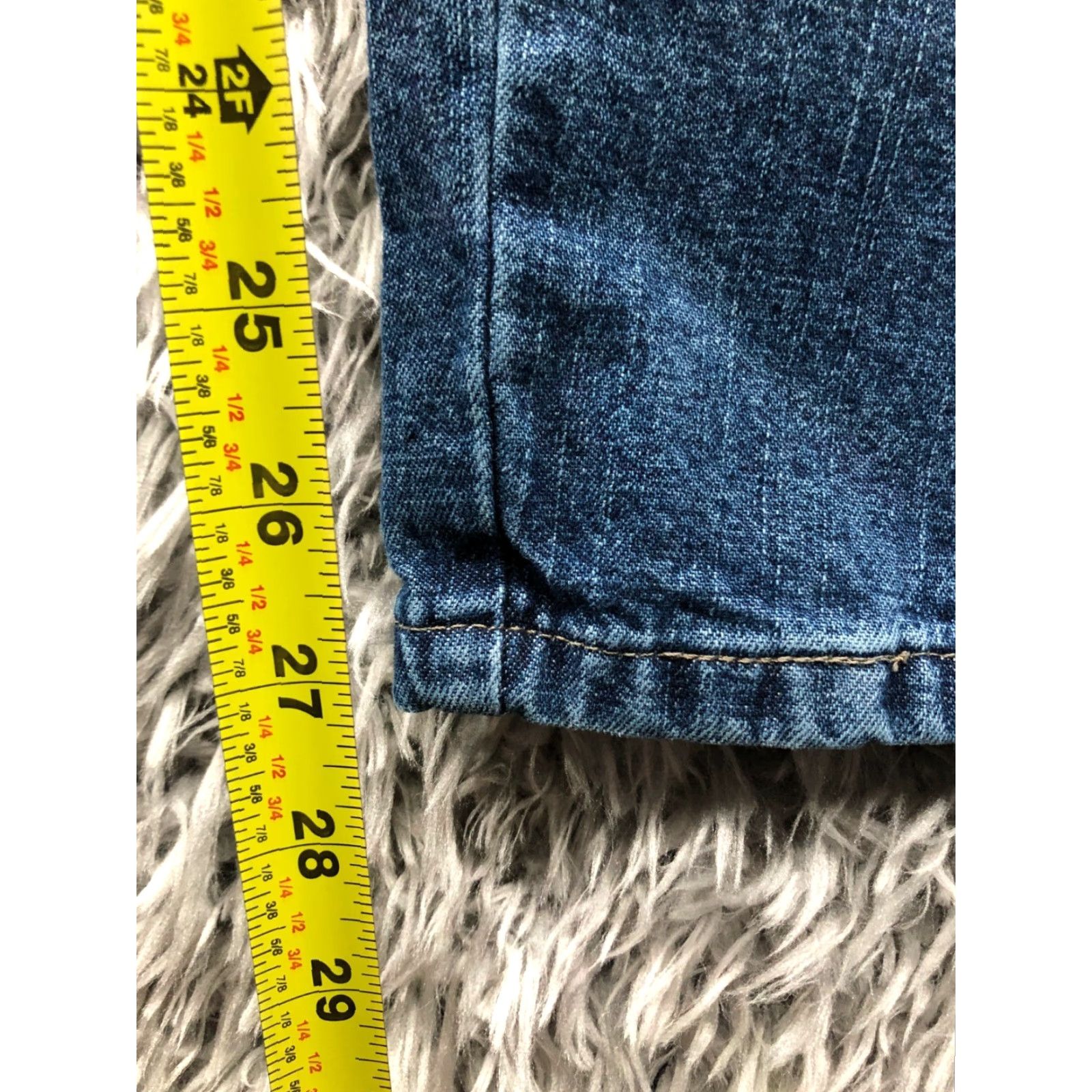 Lee Lee Premium Select Jeans Plus Size 18 Short Womens High Rise Dark Wash Blue Denim Size 40" / US 18 - 3 Thumbnail