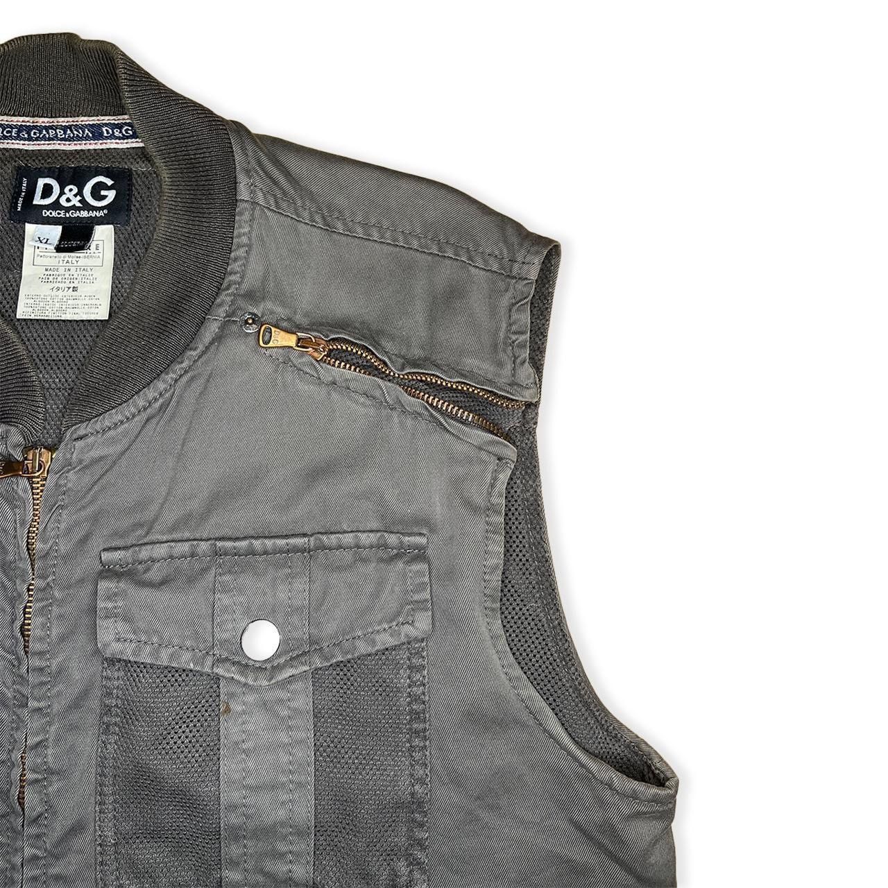 Dolce & Gabbana Vintage 2003 Dolce & Gabbana ventilated combat utility vest Size US XL / EU 56 / 4 - 6 Thumbnail