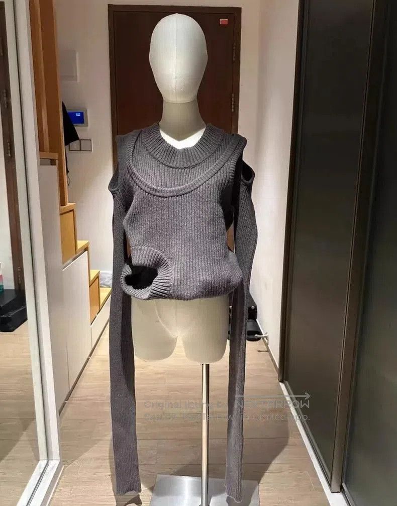 Rick Owens rick owens fw21 gethsemane banana sweater. Size US L / EU 52-54 / 3 - 5 Thumbnail