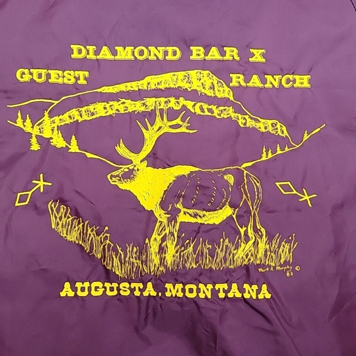 Coach VINTAGE Coach Jacket Men Medium Maroon Diamond Bar X Guest Ranch Montana Elk USA Jacket Windbreaker Red Logo Regular Mens Size US M / EU 48-50 / 2 - 7 Thumbnail