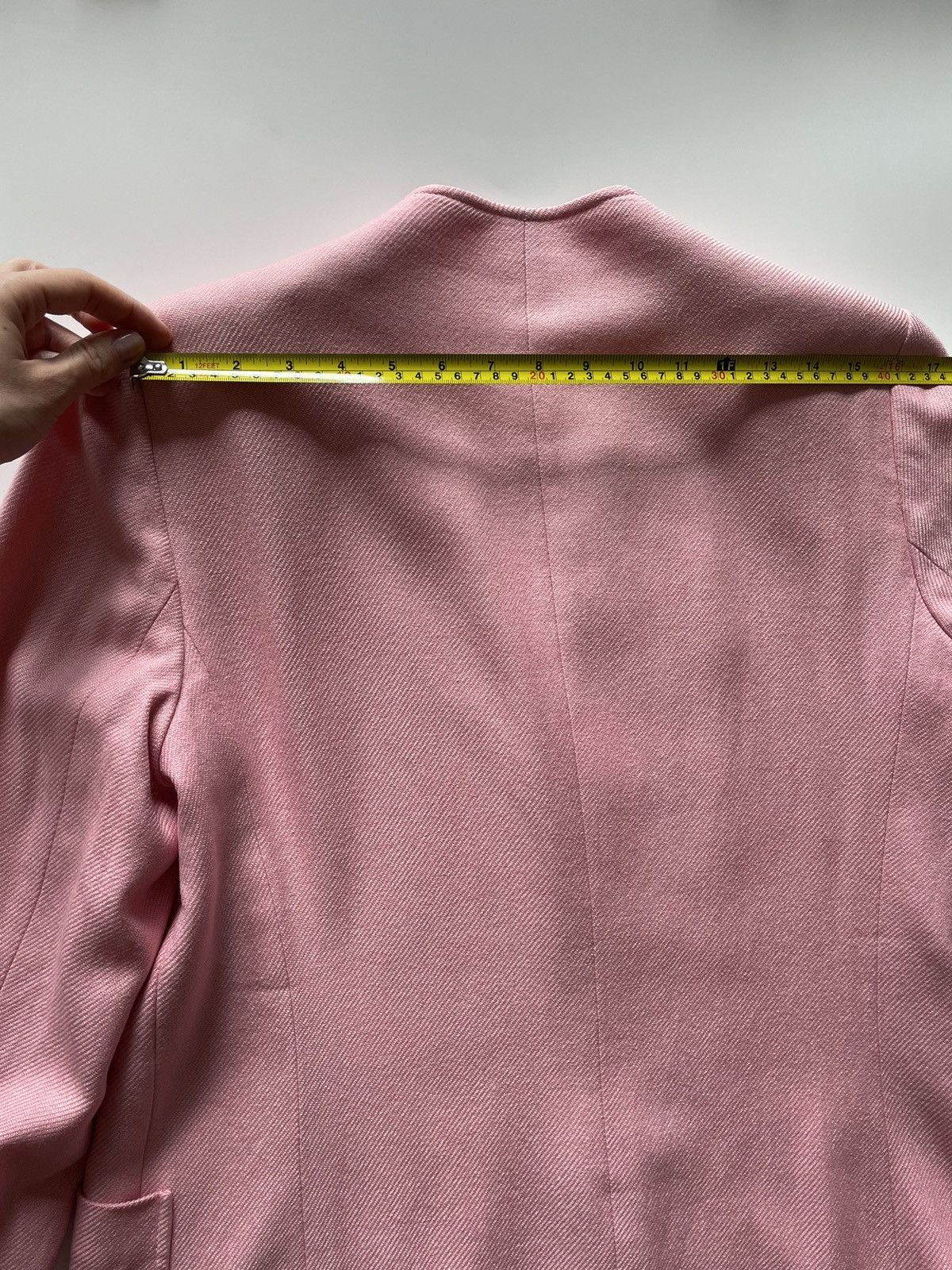 Escada Vintage Escada Piacenza Cashmere Silk Jacket Pink Size S / US 4 / IT 40 - 21 Thumbnail
