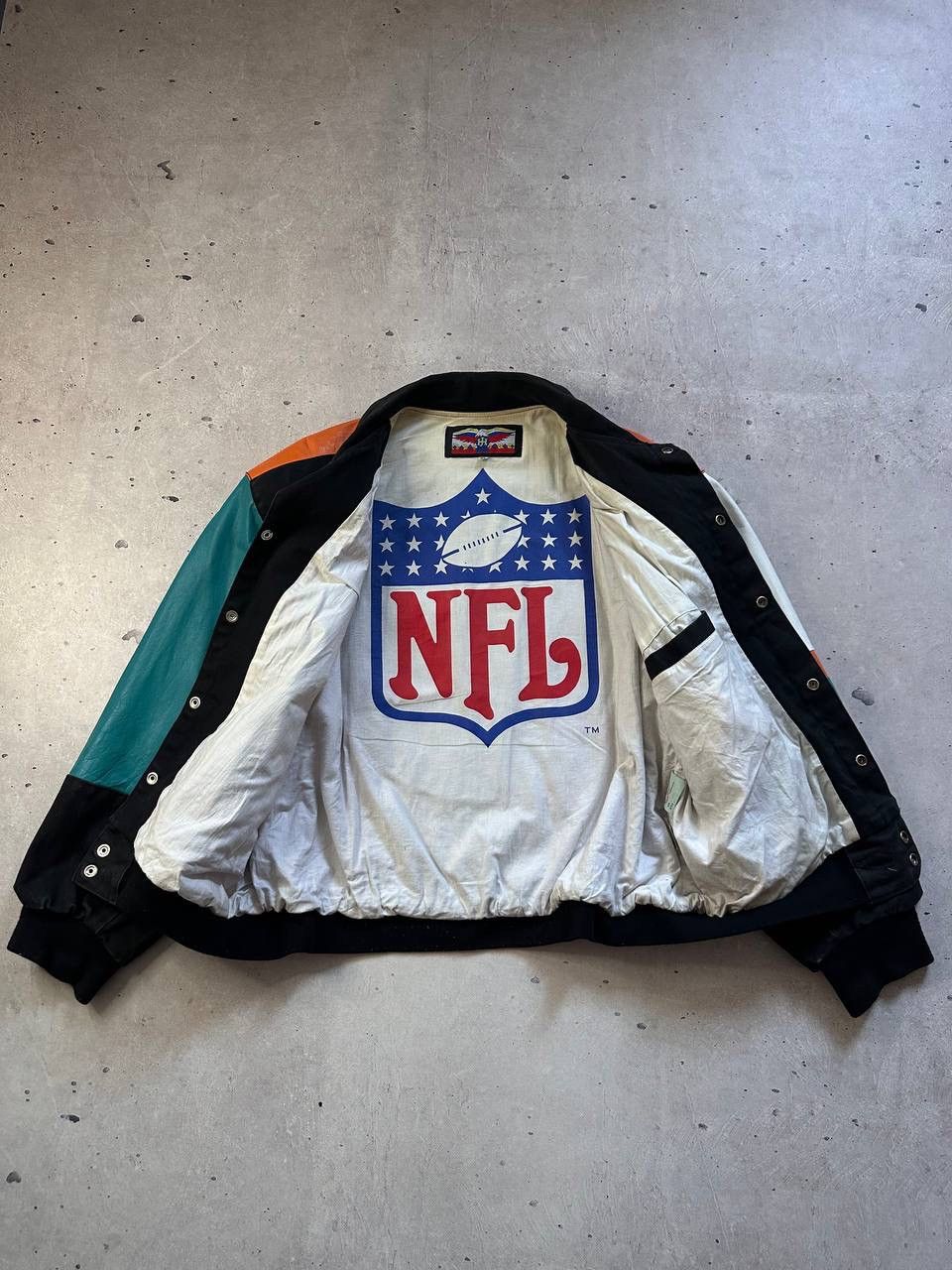 NFL Vintage Miami Dolphins NFL Leather Varsity Jacket XL USA Size US XL / EU 56 / 4 - 14 Thumbnail