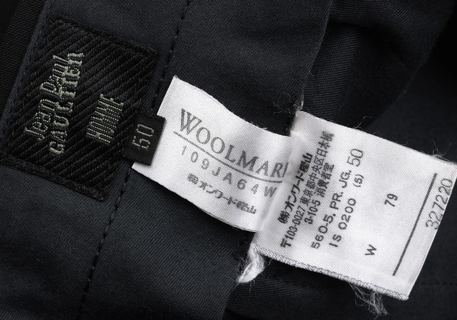 Jean Paul Gaultier Wool Tuck Tapered Pants in Black Size 50 Size US 34 / EU 50 - 13 Thumbnail