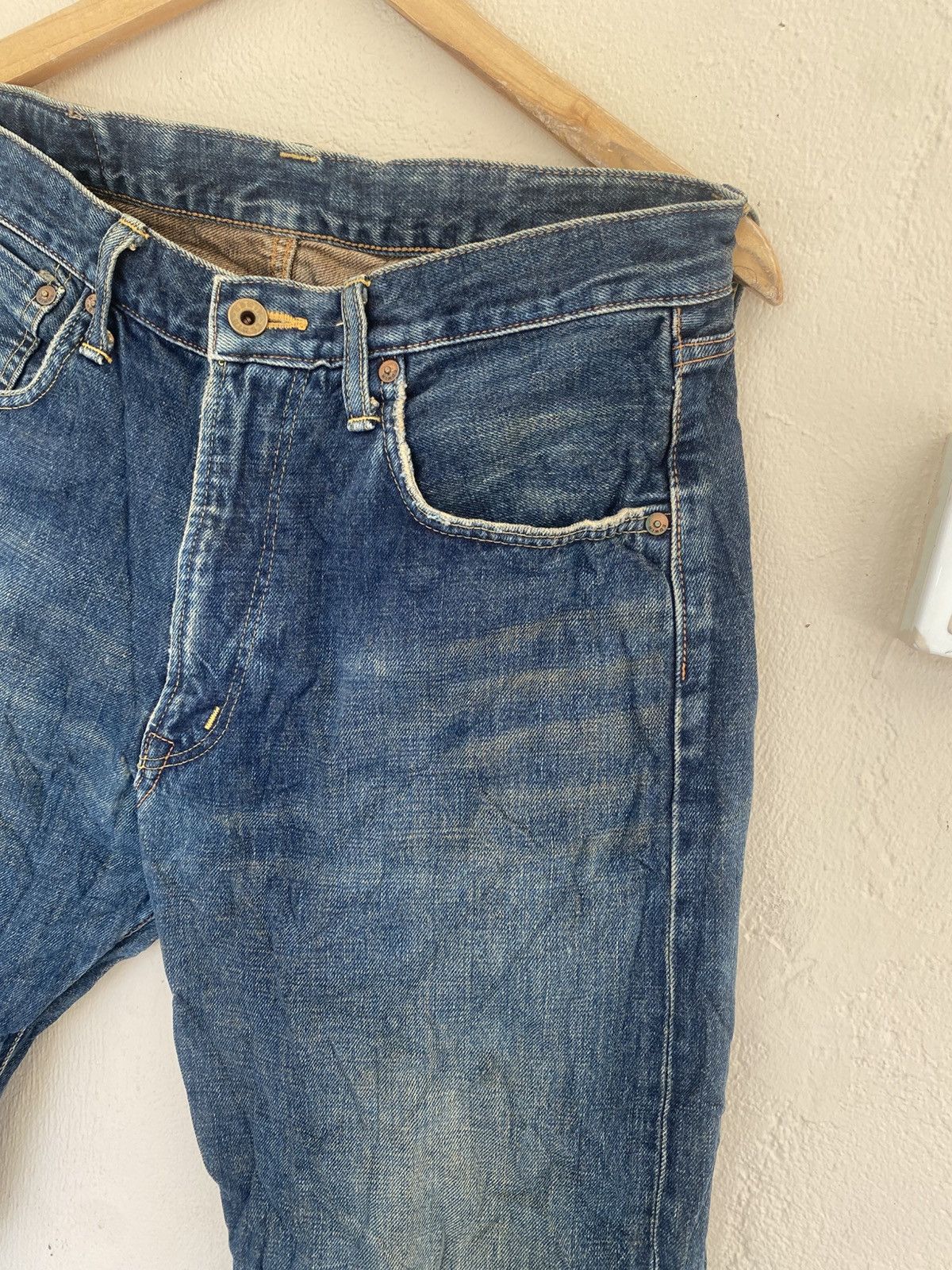 Edwin Edwin 505 Selvedge Distressed Denim Size US 31 - 4 Thumbnail