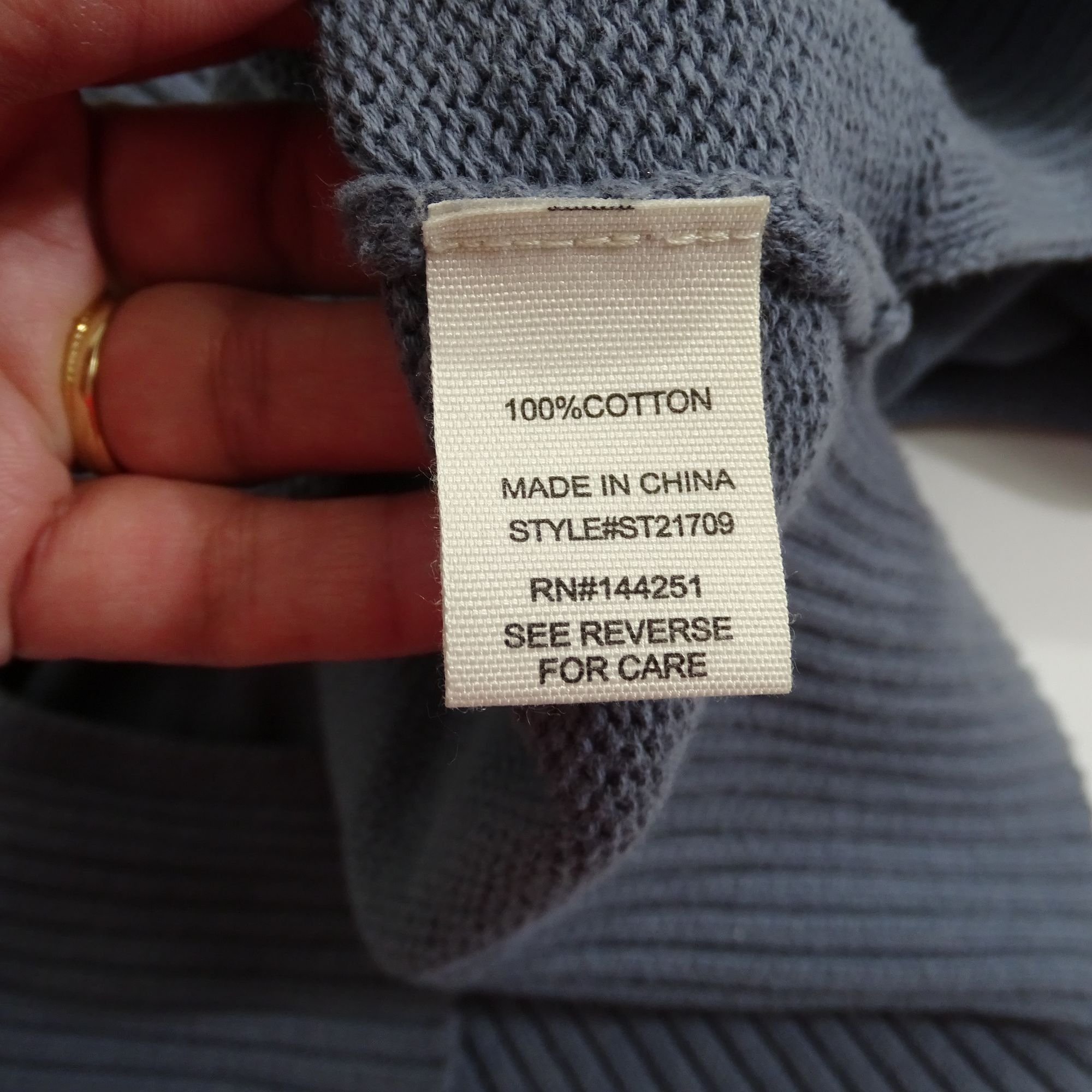 Jessica Simpson Jessica Simpson Women Blue Ribbed Crewneck Sweater Size M Size M / US 6-8 / IT 42-44 - 7 Thumbnail
