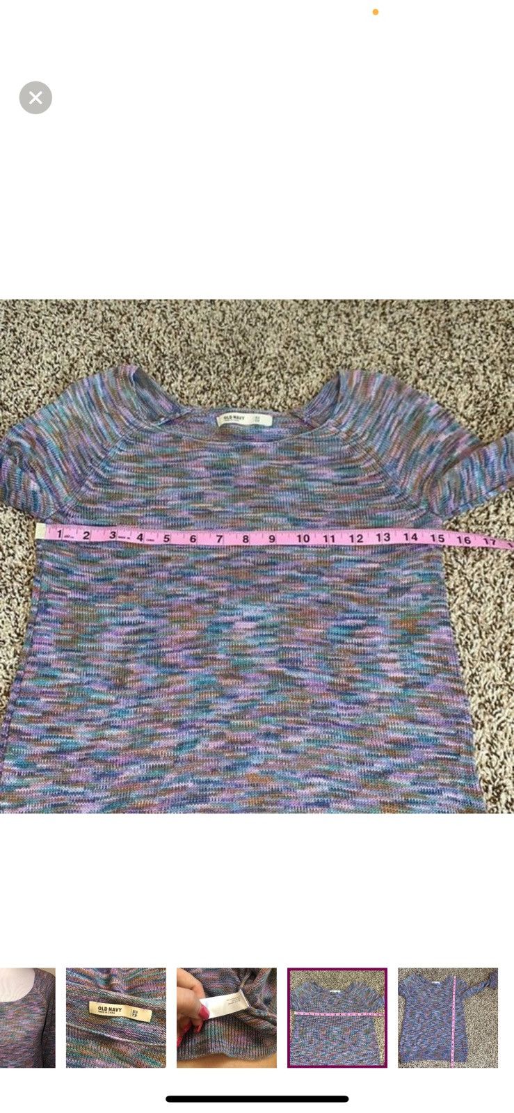 Old Navy Old navy XS rainbow heathered sweater Size XS / US 0-2 / IT 36-38 - 3 Thumbnail