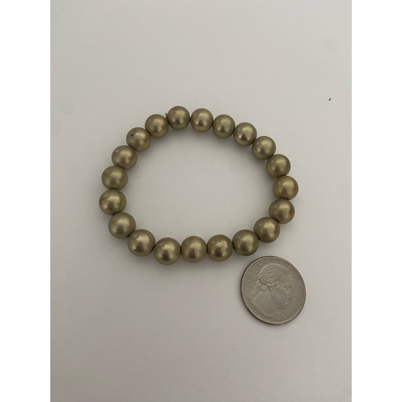Handmade handmade gold bead bracelet Size ONE SIZE - 4 Thumbnail