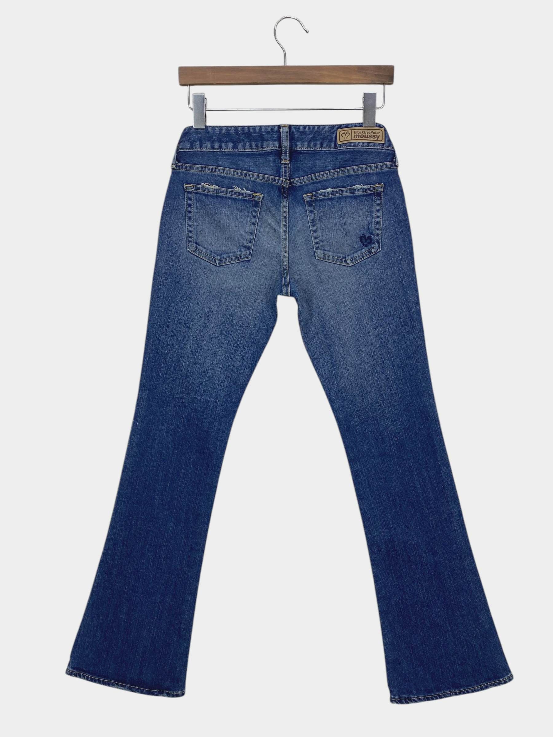 MOUSSY × Vintage Moussy Jeans Flare Pants Workwear Size 24" / US 00 / IT 34 - 1 Thumbnail
