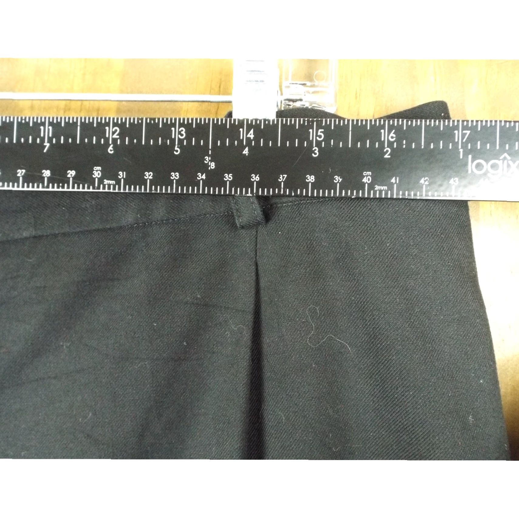 Eddie Bauer Eddie Bauer Womens Pants Black Pleated Front Classic Fit High Rise Stretch 16 Pants Women's Size 16 Plus Rise High Modern Workwear Size 24" / US 00 / IT 34 - 4 Thumbnail