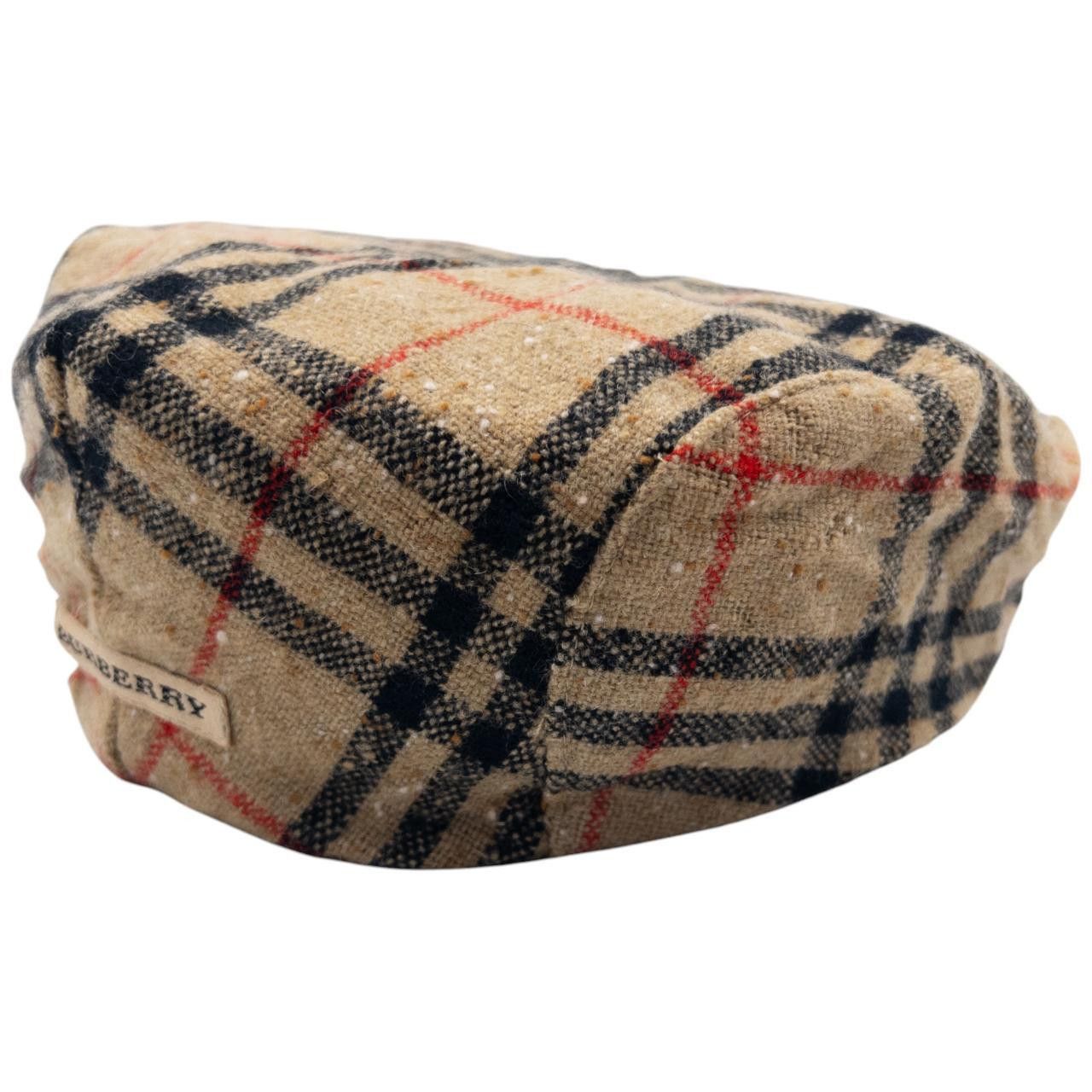 Burberry Vintage Burberry Nova Check Wool Flat-Cap Hat Size L/XL Size ONE SIZE - 5 Thumbnail