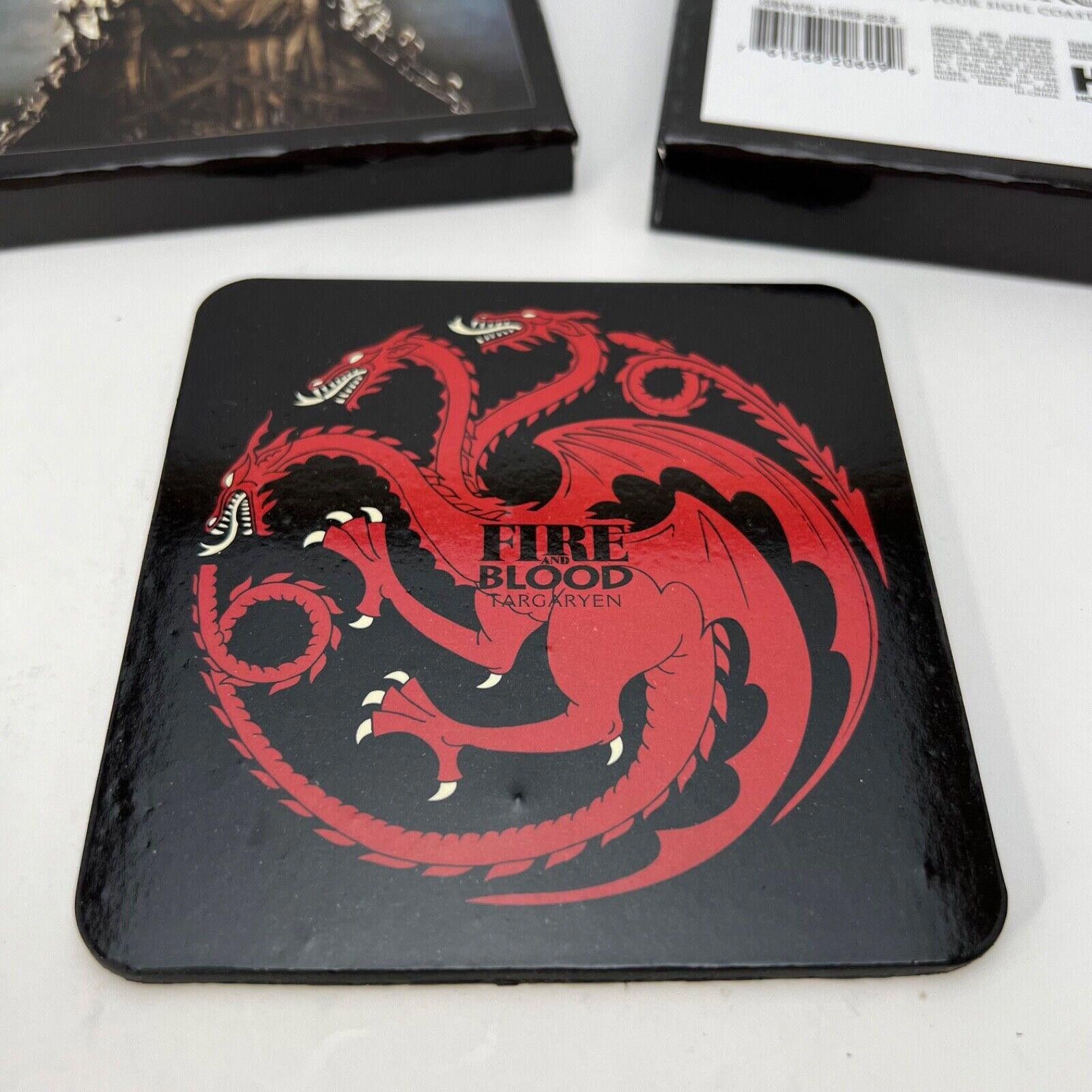 Designer Game of Thrones: House Sigil Coaster Set Winter is Coming Size ONE SIZE - 9 Thumbnail