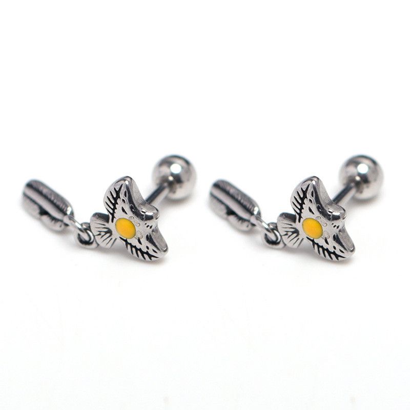 Jewelry New Trend Earrings One Pairs Chrome Jewelry Size ONE SIZE - 5 Thumbnail