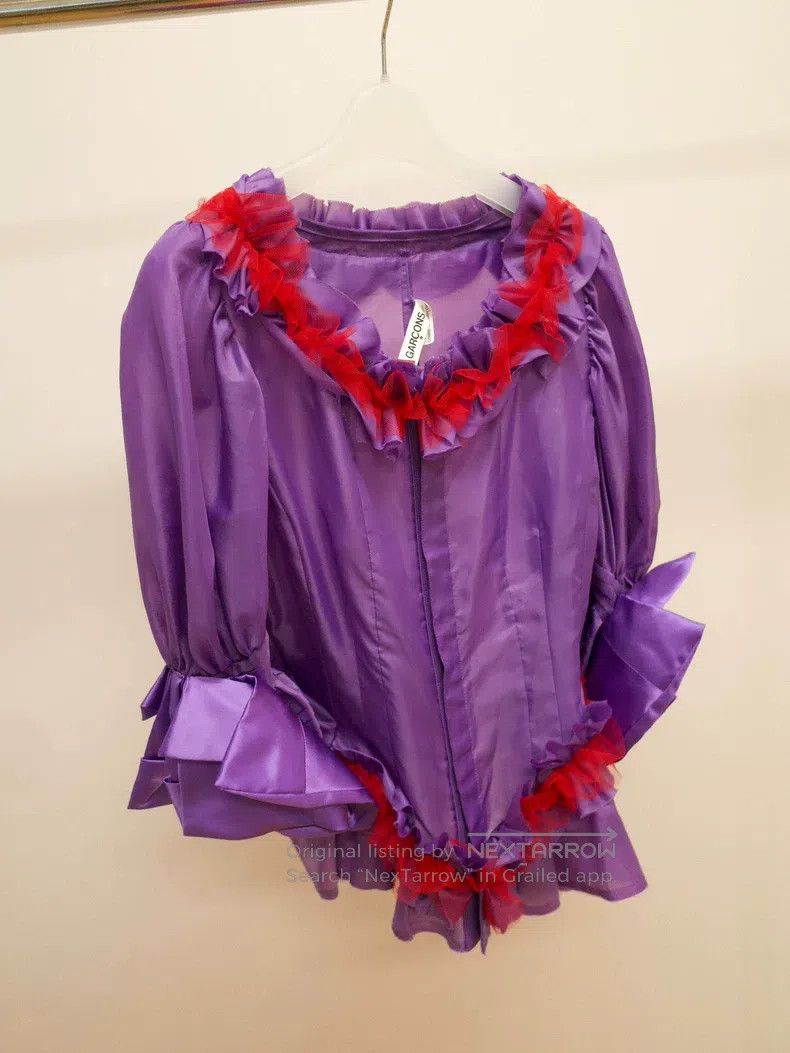 Comme des Garcons Comme Des Garcons Sleeve lace ruffled tulle conversion jac Size XS / US 0-2 / IT 36-38 - 4 Thumbnail