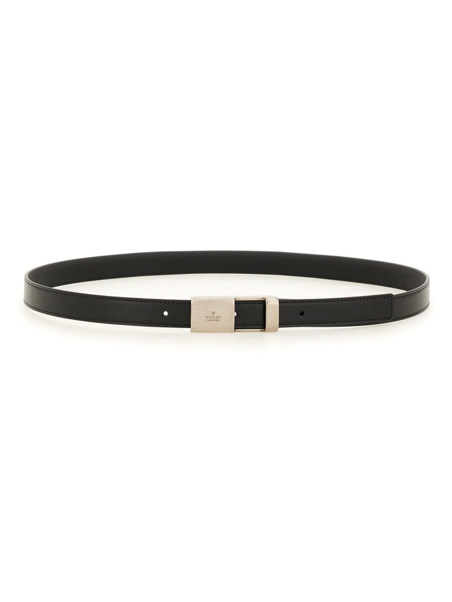 Gucci GUCCI BELT WITH BUCKLE - BLACK (BELT_CM 110) Size ONE SIZE - 1 Thumbnail