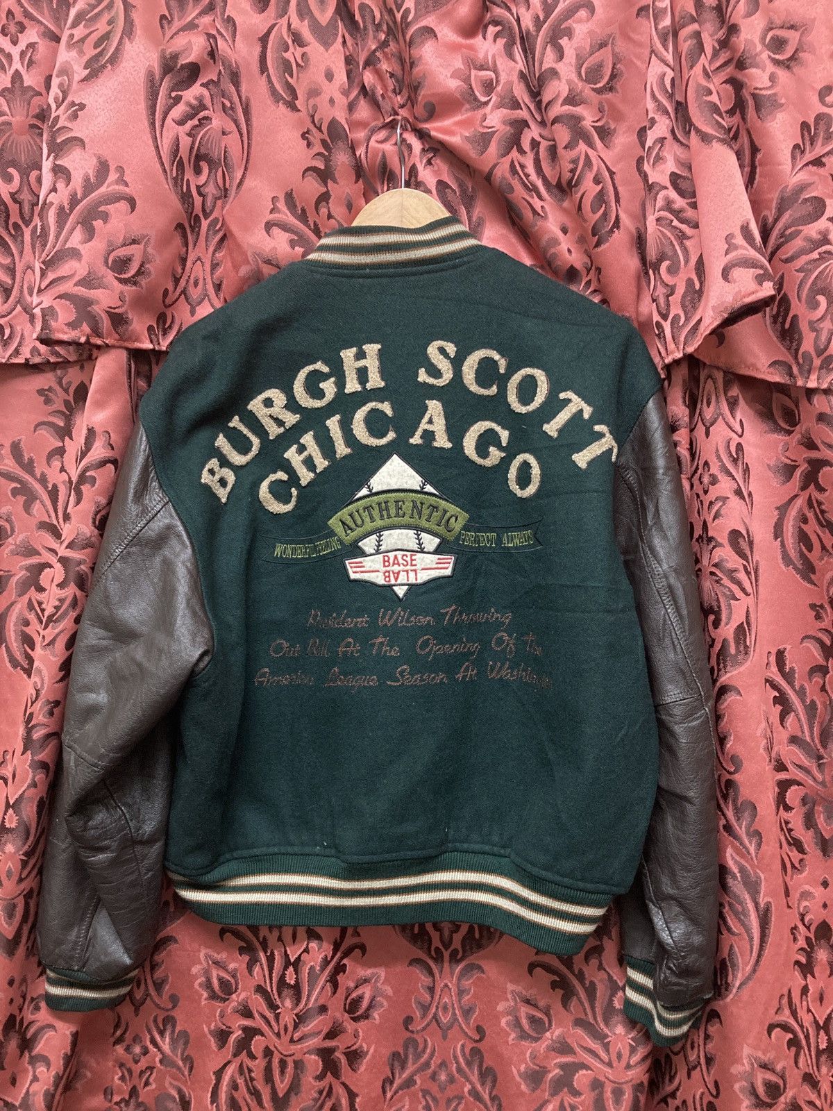 Japanese Brand Vintage Burgh scott versity jacket Size US L / EU 52-54 / 3 - 2 Thumbnail