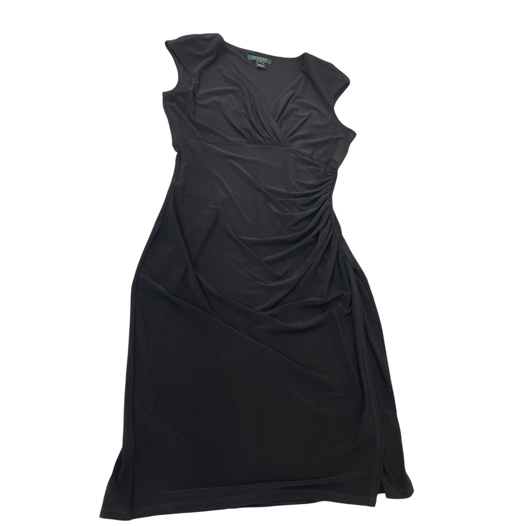 Lauren Ralph Lauren Lauren Ralph Lauren Womens Black Midi Cocktail Party Dress S Size M / US 6-8 / IT 42-44 - 1 Thumbnail