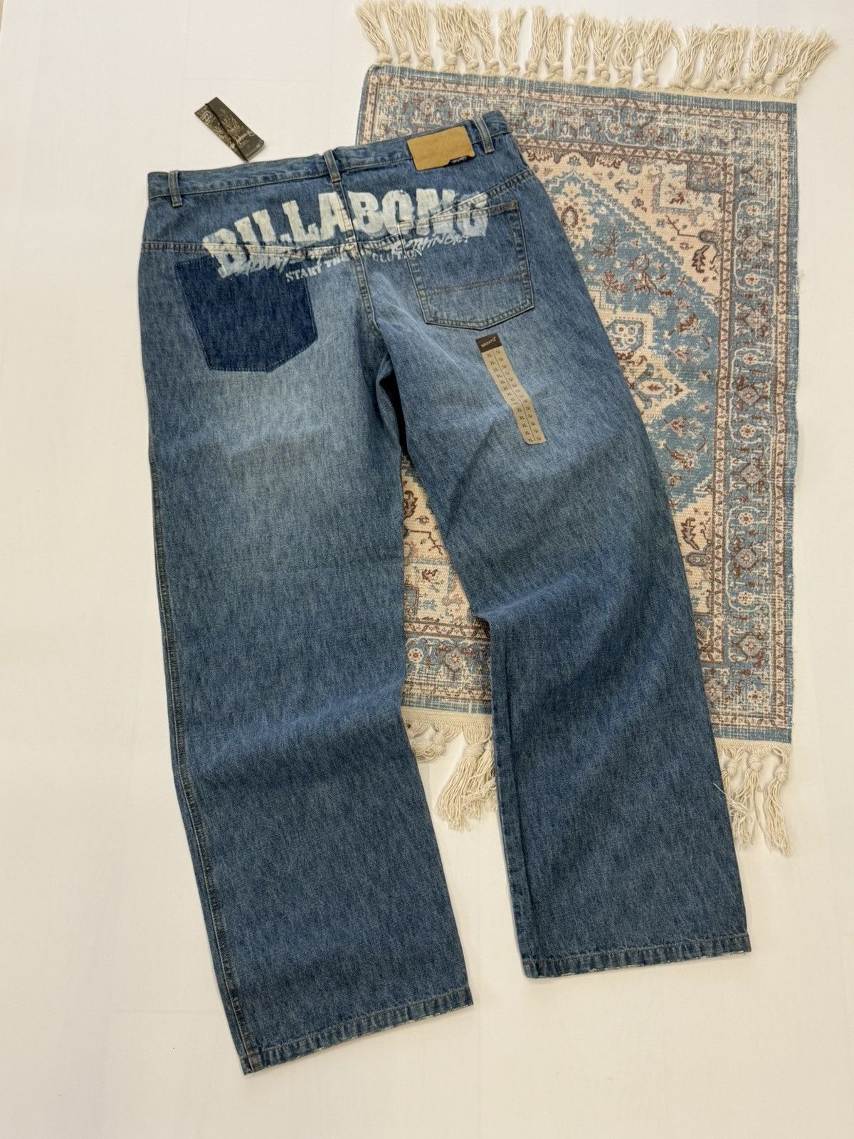 Billabong Vintage BillaBong nwt Crazy Y2K Surf Jeans Denim Pants XL Size US 36 / EU 52 - 1 Thumbnail
