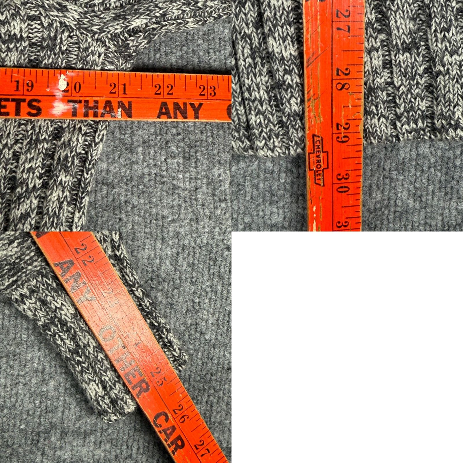 Athleta Athleta Cardigan Sweater Womens Small Open Front Marled Knit Merino Wool Blend Black Geometric Size S / US 4 / IT 40 - 8 Thumbnail