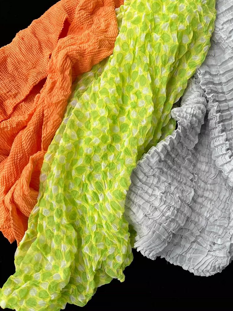 Issey Miyake Issey Miyake Orange main line full-stretch pleated long-sl Size M / US 6-8 / IT 42-44 - 6 Thumbnail
