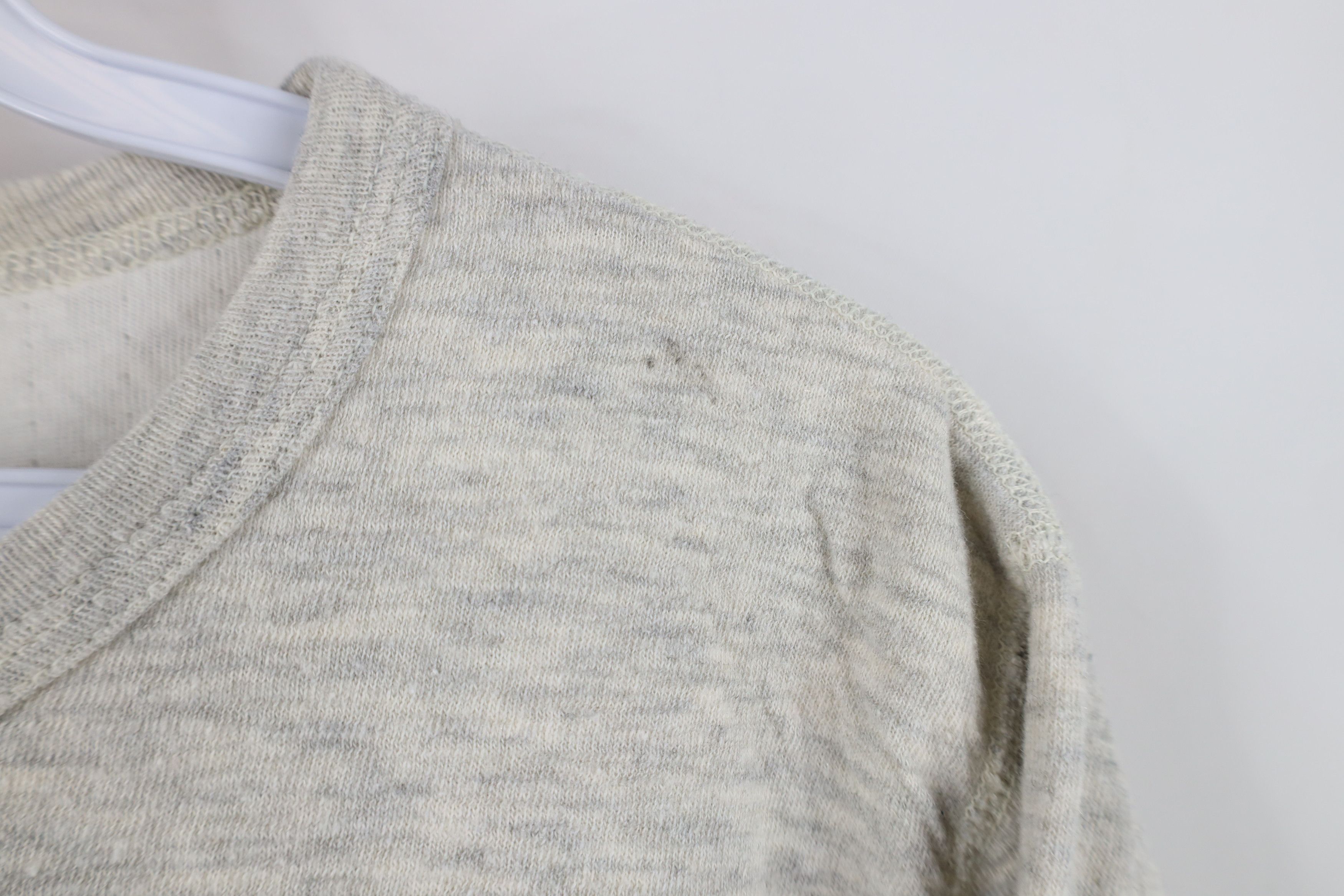 Vintage Vintage 90s Streetwear Wool Blend Thermal Knit T-Shirt USA Size US L / EU 52-54 / 3 - 4 Thumbnail