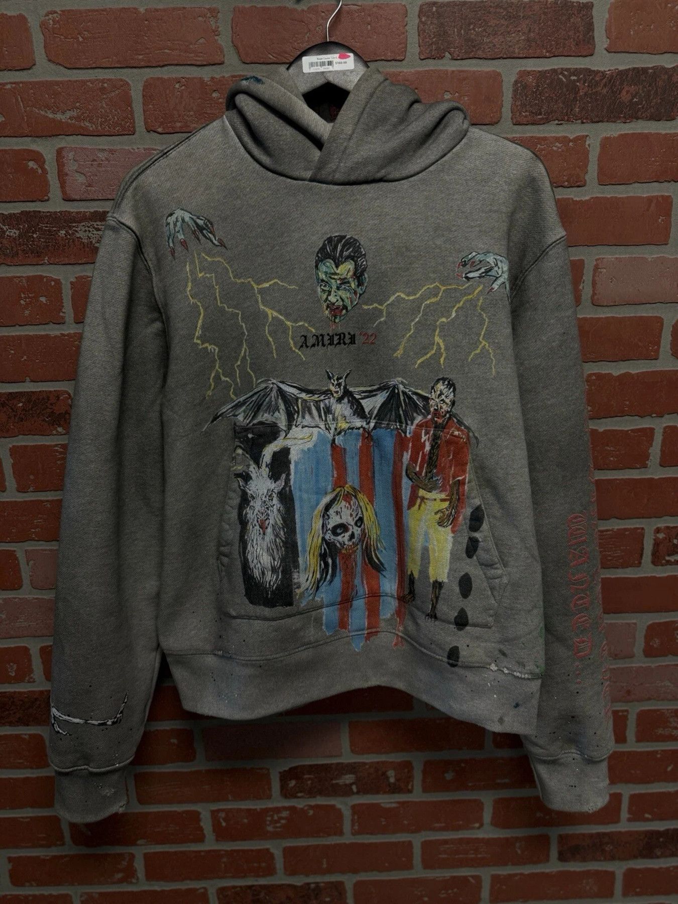 Amiri Amir I x The Great City Workshop Bandana Flame Hoodie