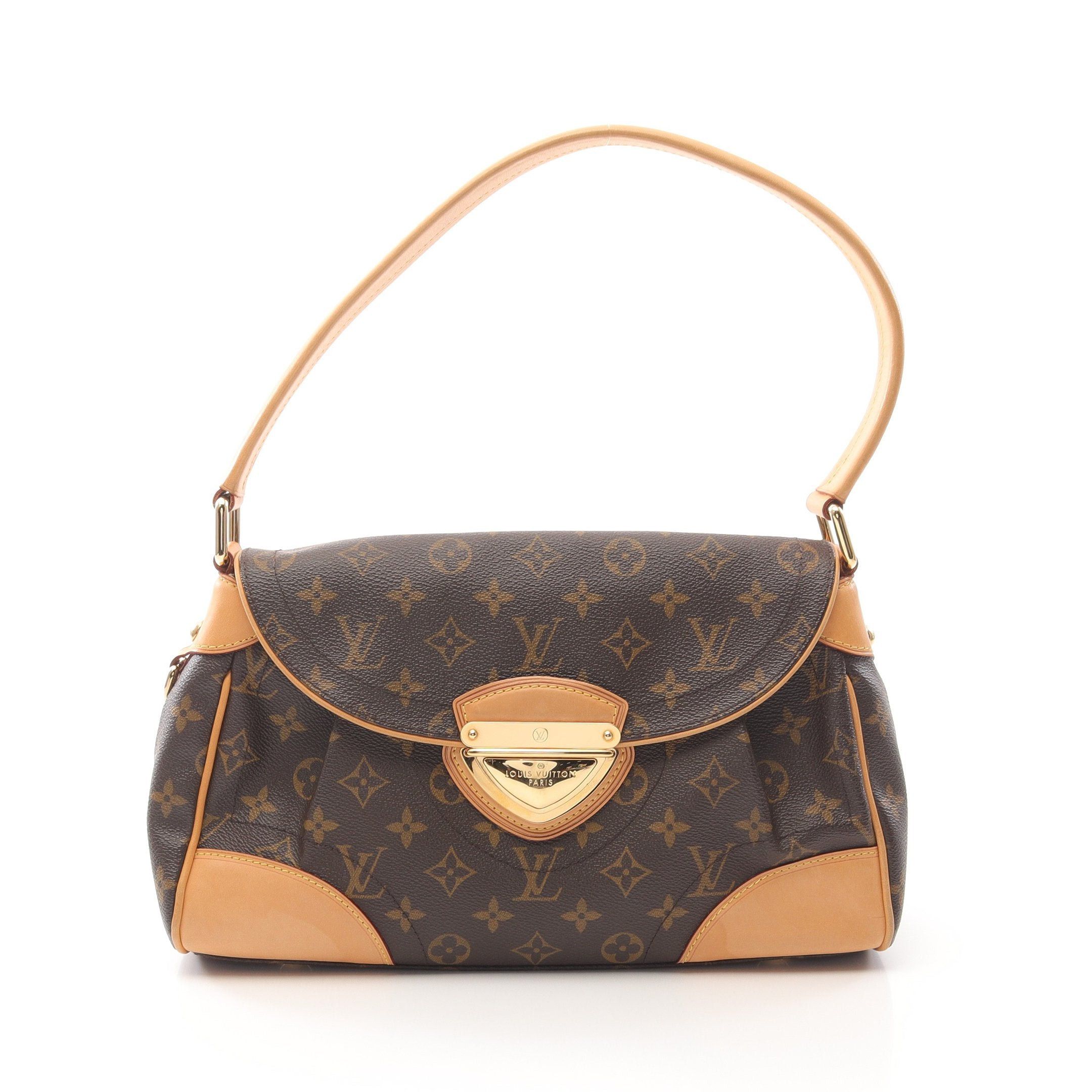Louis Vuitton Louis Vuitton Beverly Mm Monogram Shoulder Bag Leather Brown Size ONE SIZE - 1 Thumbnail