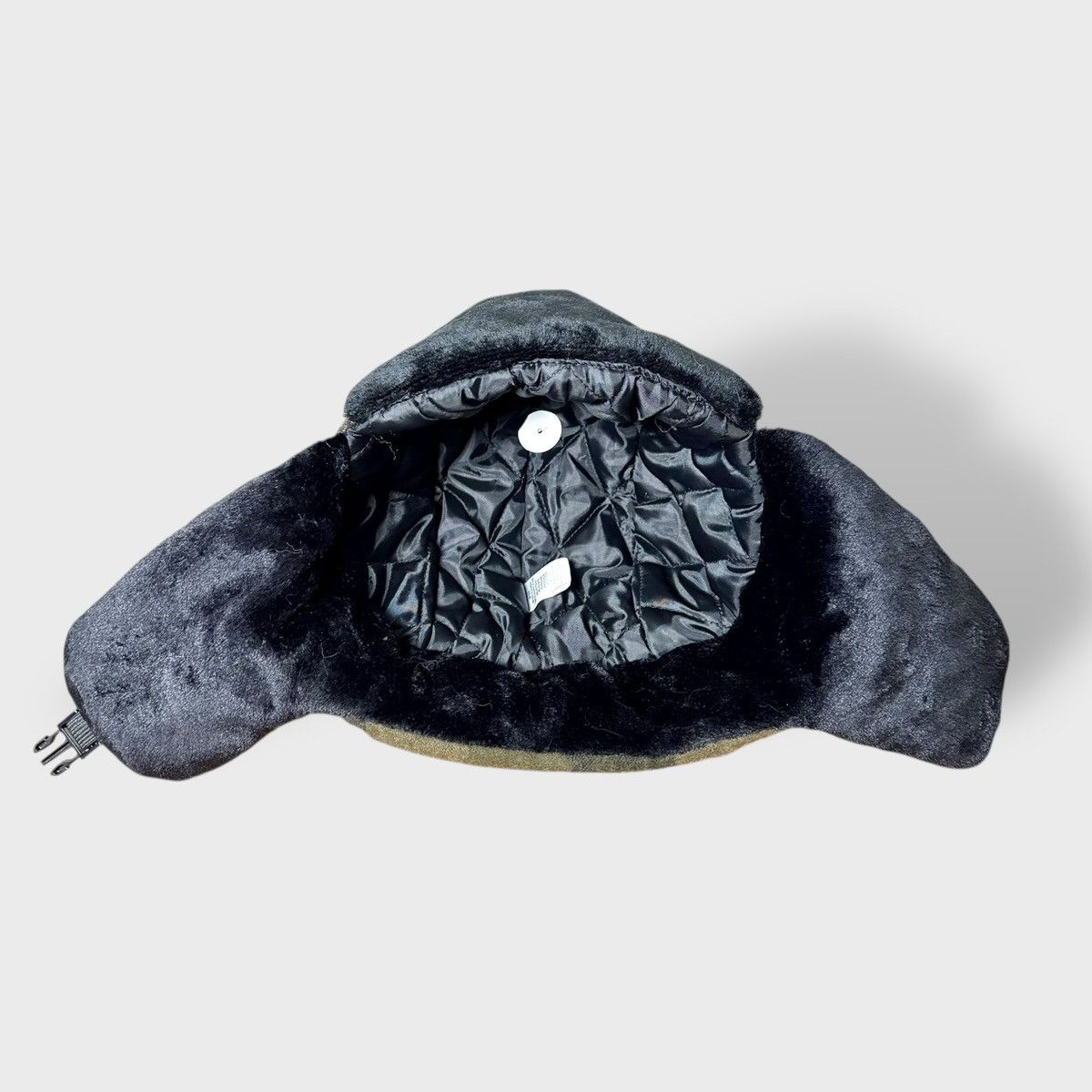 Other Chaos Unisex Winter Quilted Green Plaid Trapper Hat Sz OS Size ONE SIZE - 10 Thumbnail